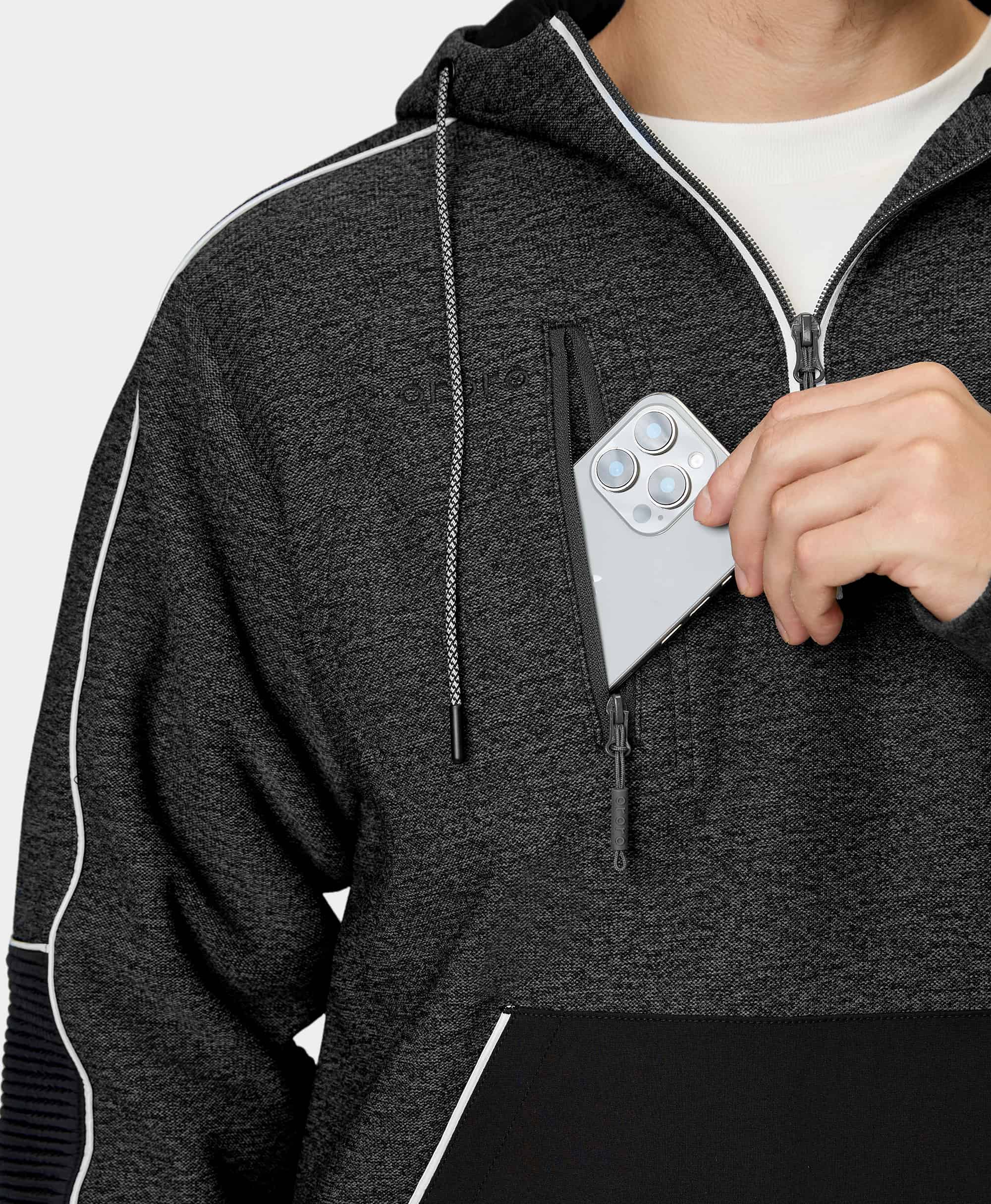 (Open-box) Wayne Men's 5-Zone Heated Pullover Hoodie(Battery Set Not Included) - Image 10
