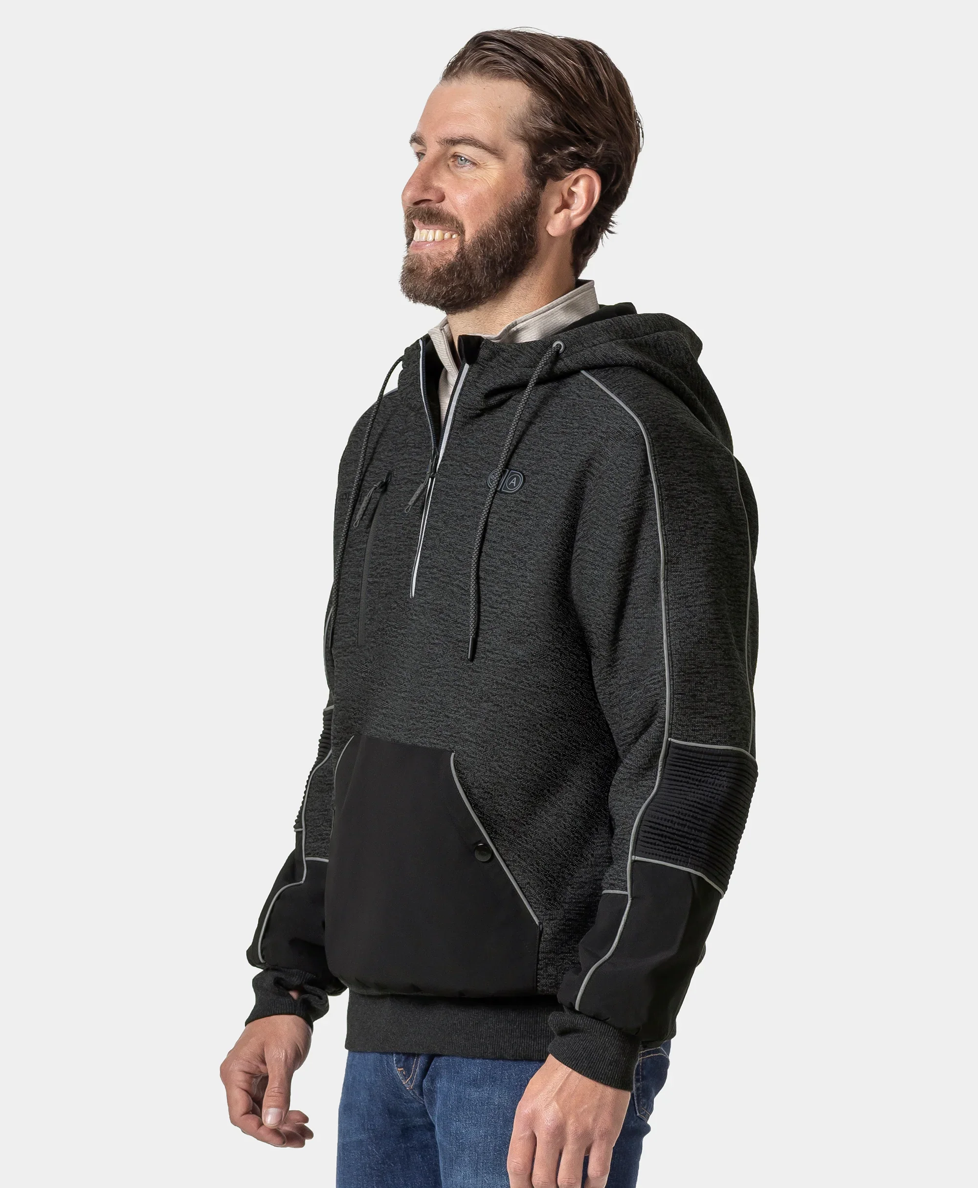(Open-box) Wayne Men's 5-Zone Heated Pullover Hoodie(Battery Set Not Included) - Image 3