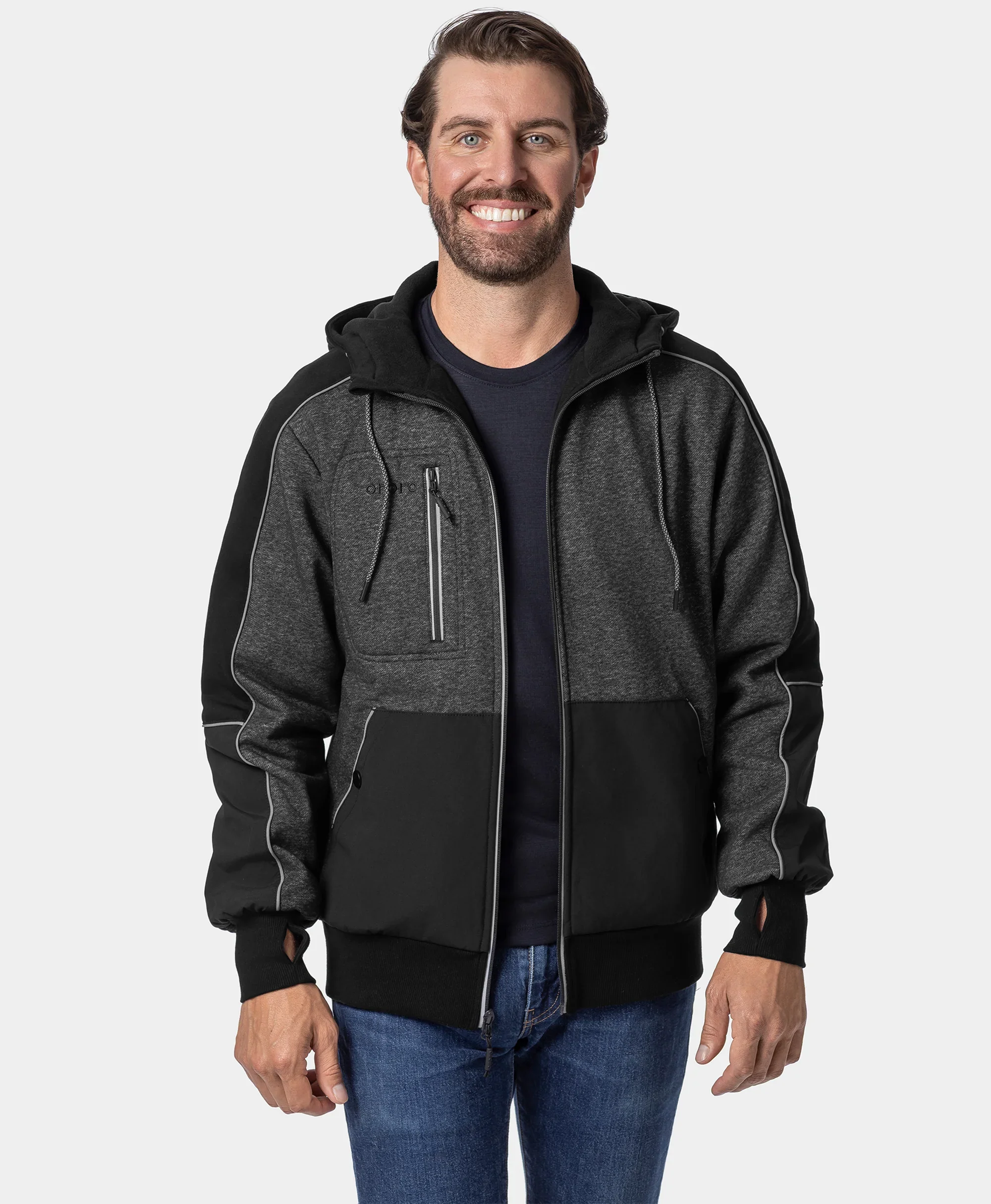 Wayne Unisex 5-Zone Heated Full-Zip Hoodie - Image 5