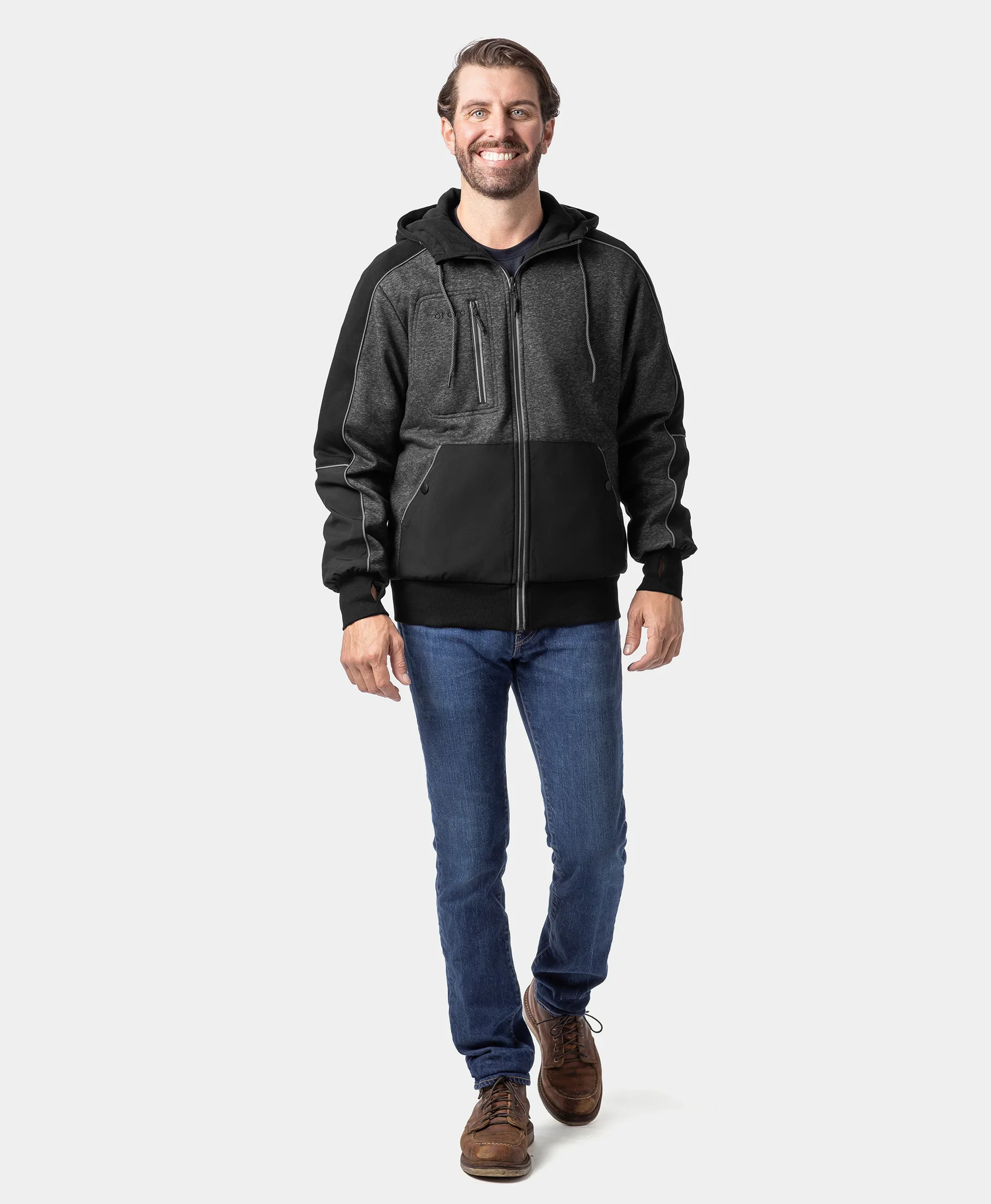 Wayne Unisex 5-Zone Heated Full-Zip Hoodie - Image 8