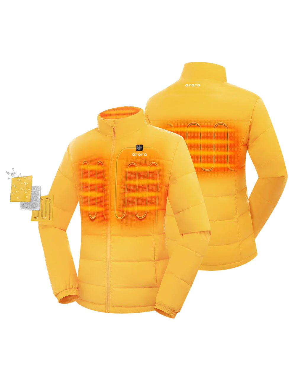(Open-box) Women's Heated Puffer Jacket  (Battery Set Not Included) - Image 14