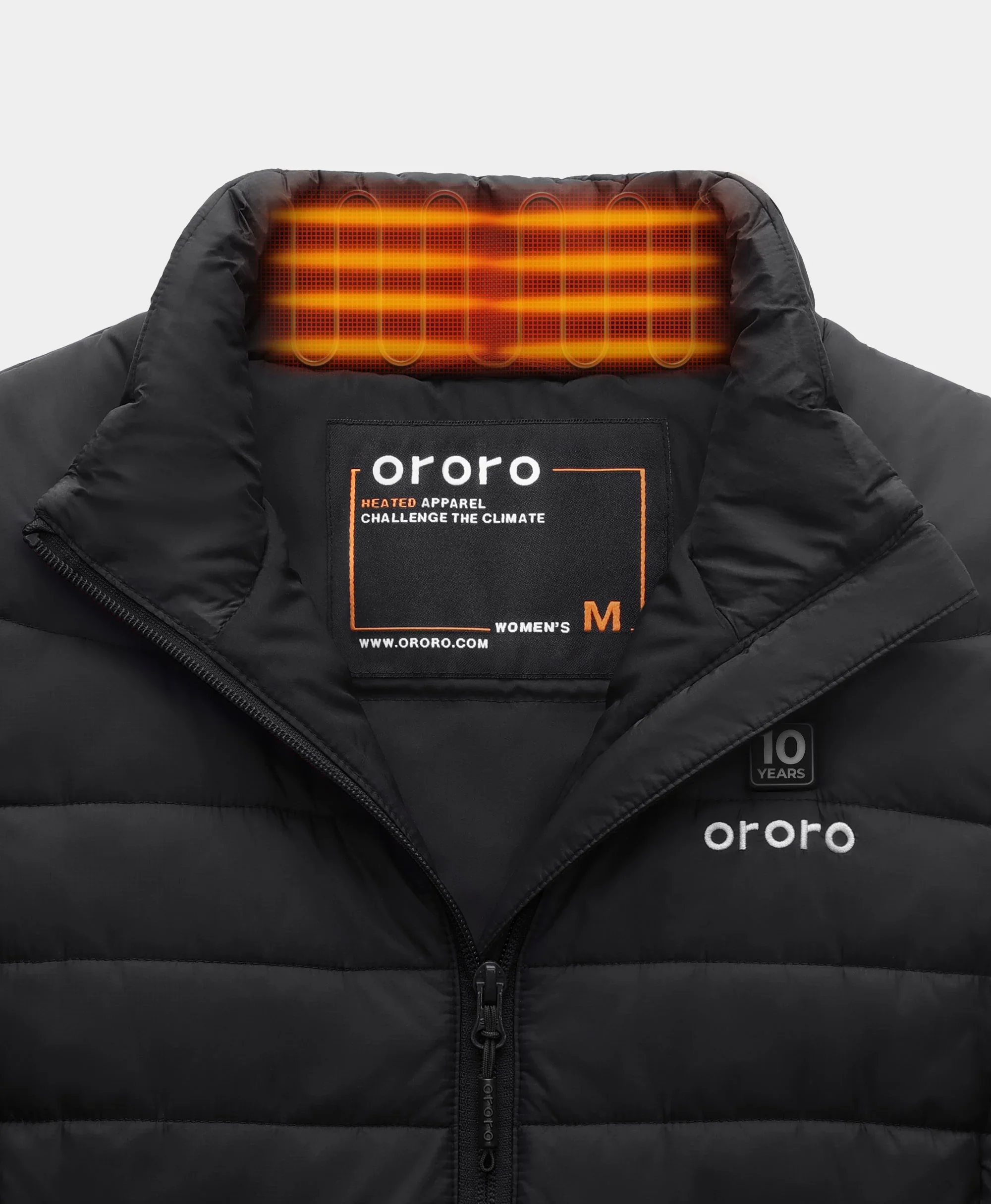 Women's 4-Zone Classic Heated Vest (10-Year Anniversary Limited Edition) - Black - Image 3