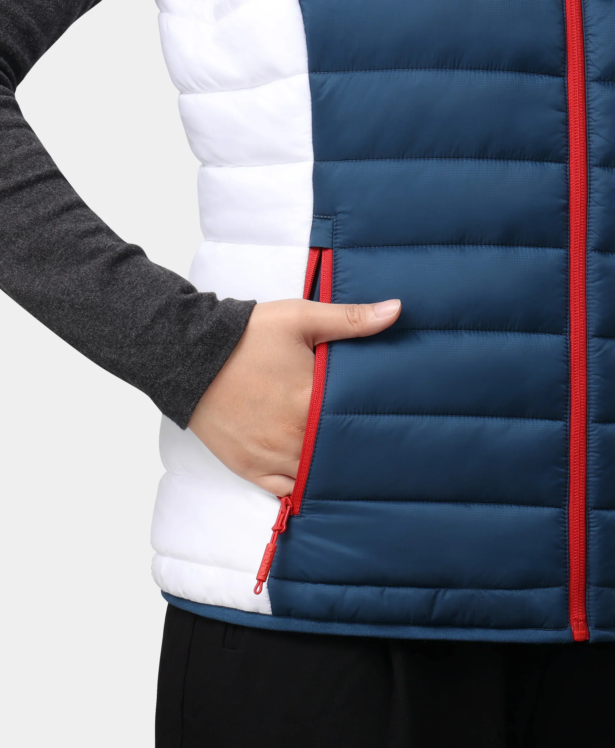 Women's 5-Zone Classic Evo Heated Vest – USABS Edition - Image 8