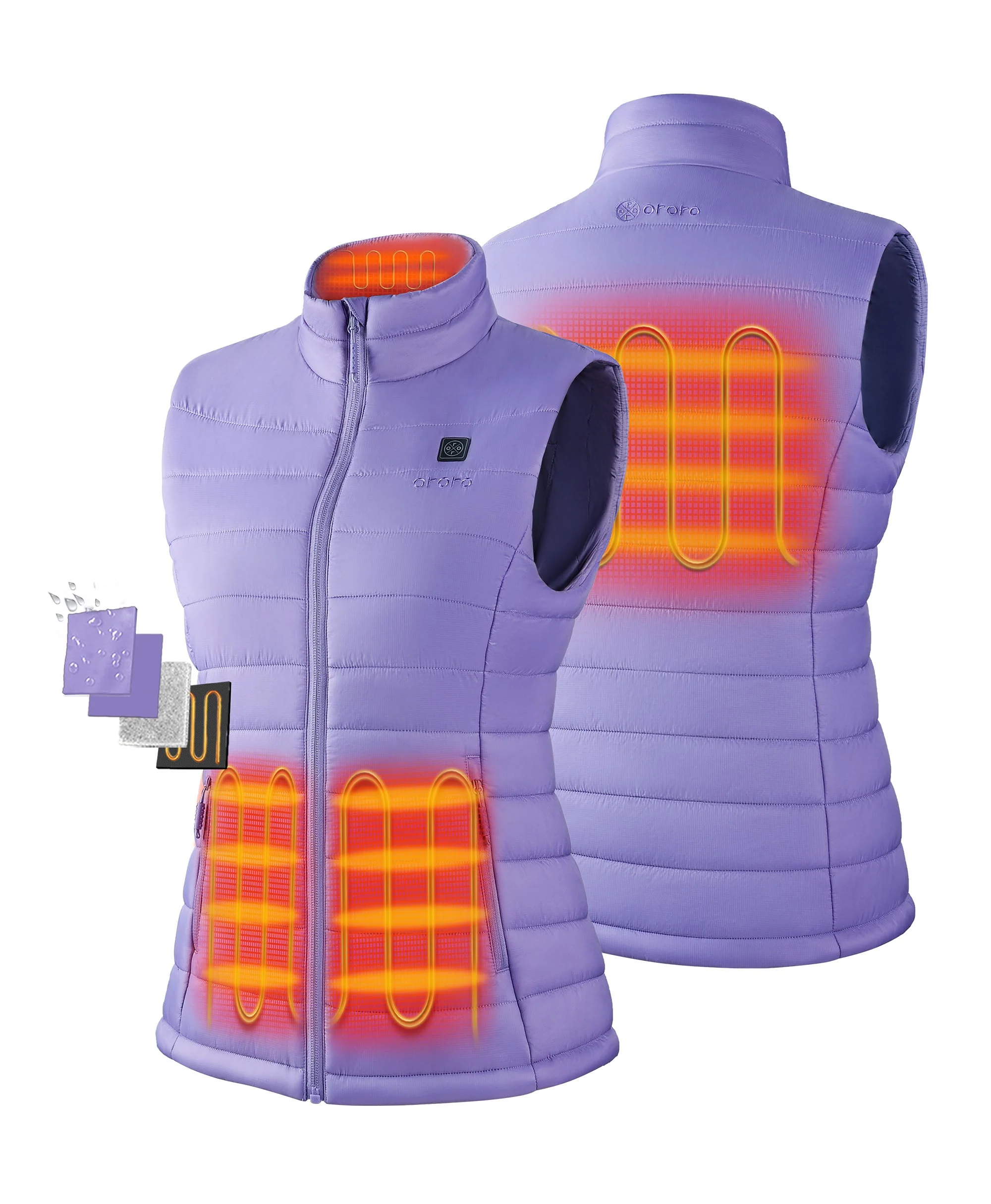 (Open-box) Women's Classic Heated Vest - New Colors (Battery Set Not Included) - Image 33