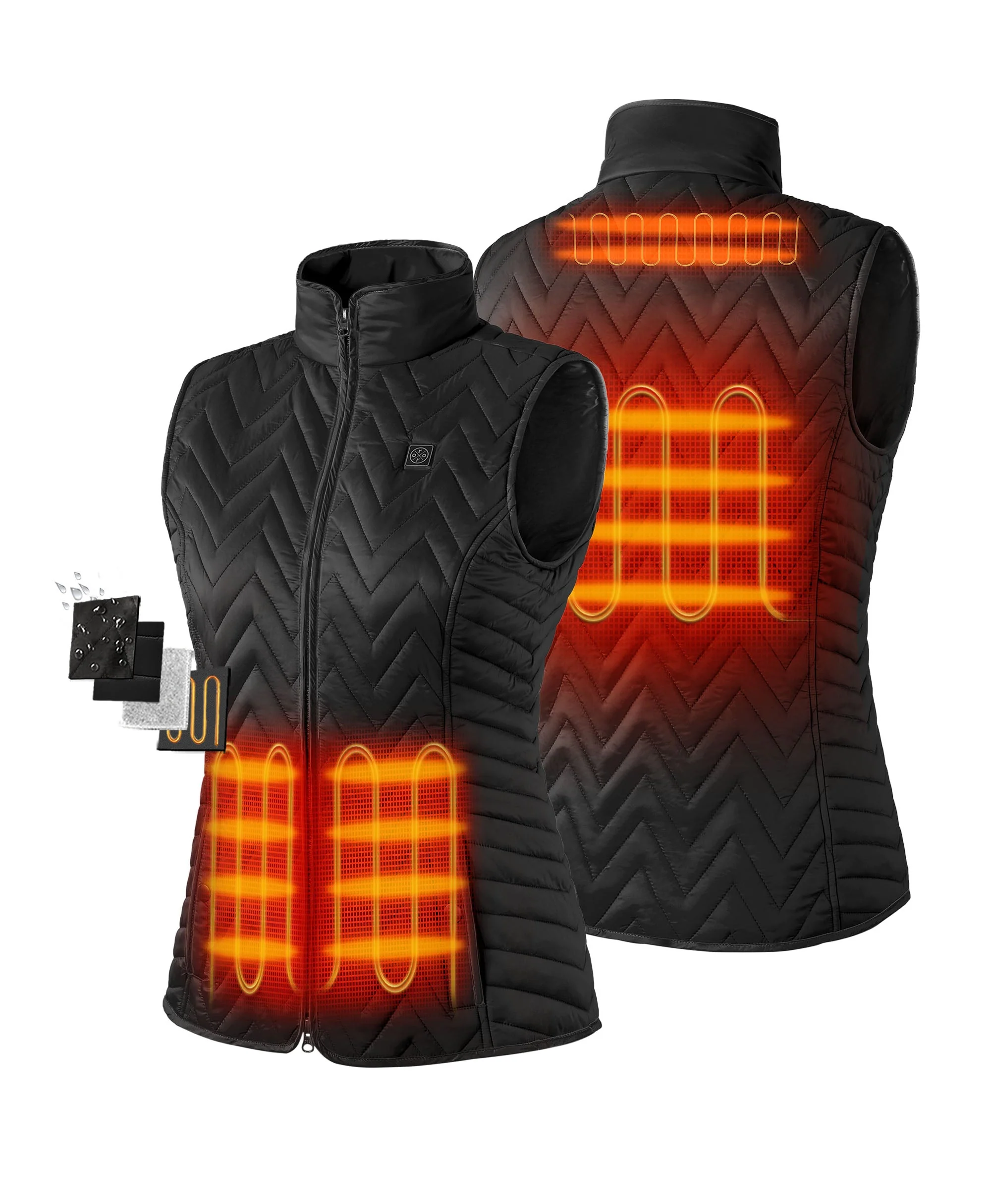 Women's Heated Chevron Quilted Vest (Apparel Only) - Image 13