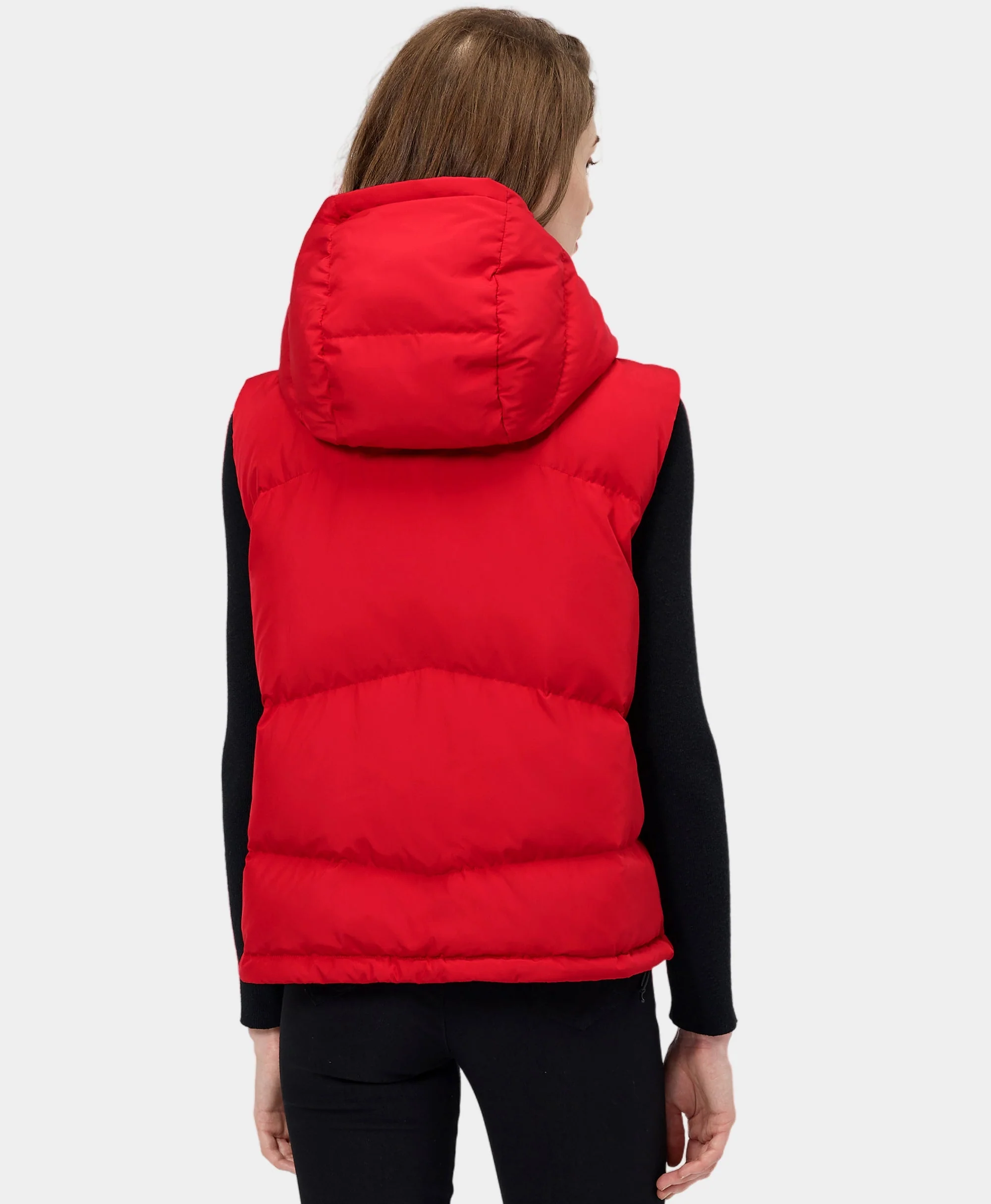 Women's Heated Cropped Puffer Down Vest (Apparel Only) - Image 16