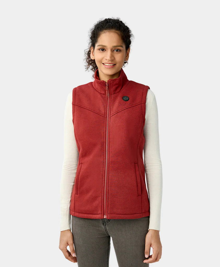 (Open-box) Women's Heated Fleece Vest (Battery Set Not Included) - Image 2