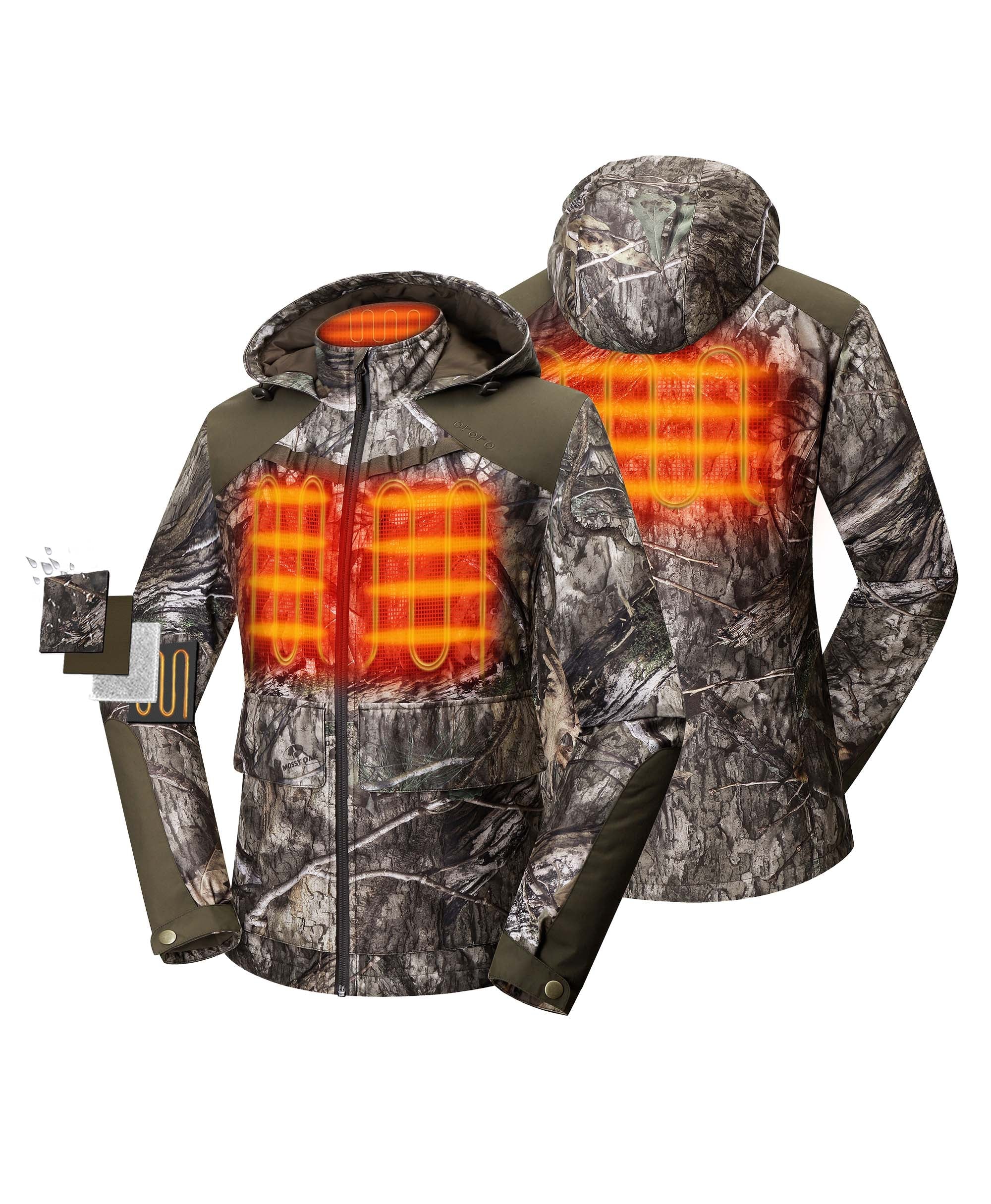 Women's Heated Hunting Jacket - Camouflage, Mossy Oak® Country DNA (Apparel Only) (Final Sale) - Image 2