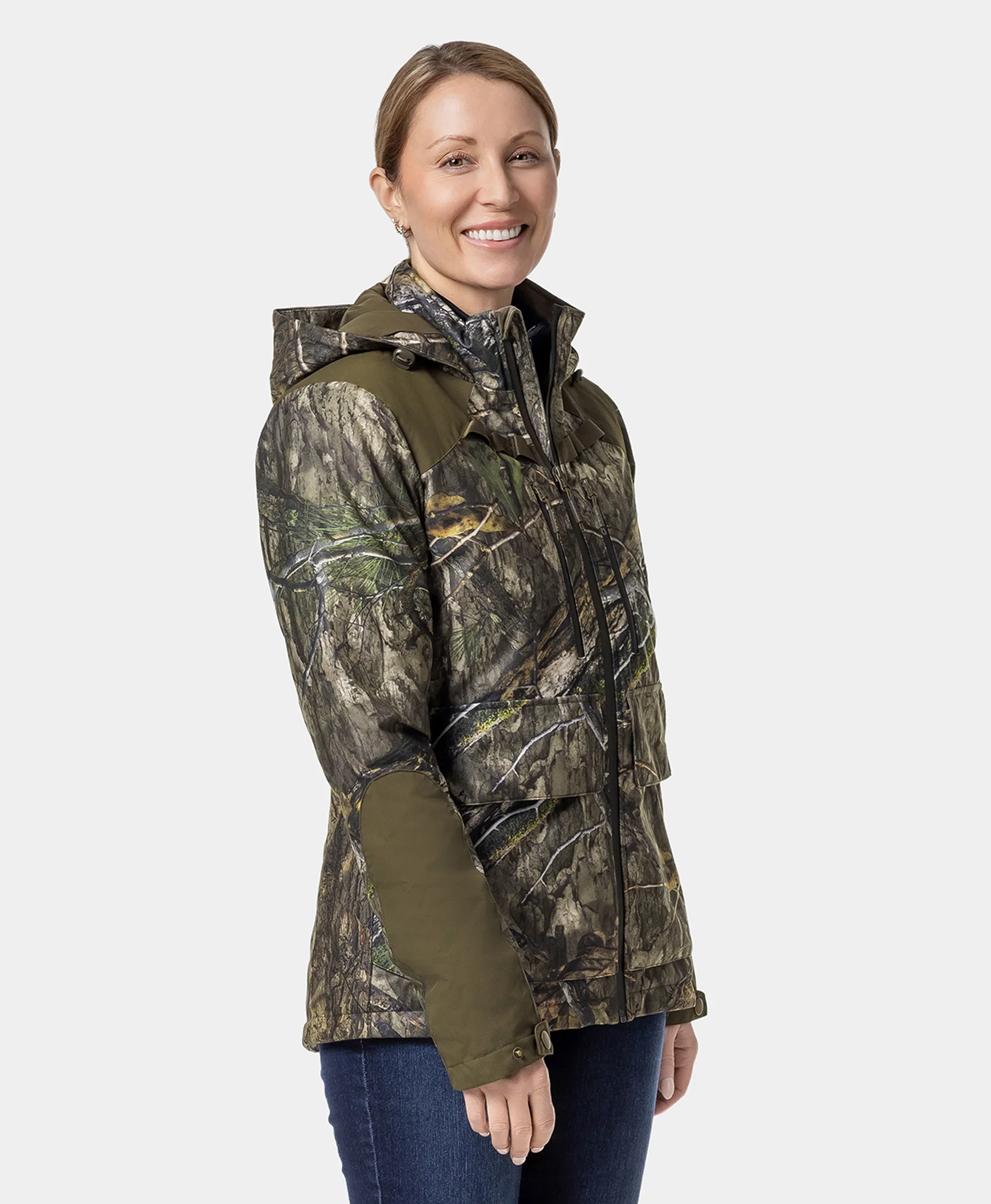 Women's Heated Hunting Jacket - Camouflage, Mossy Oak® Country DNA (Apparel Only) (Final Sale) - Image 3
