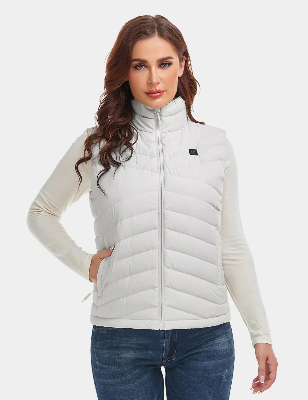 (Open-box) Women's Heated Lightweight Down Vest (Battery Set Not Included) - Image 10