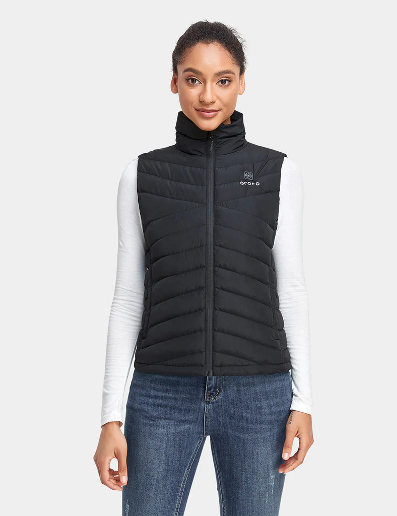 (Open-box) Women's Heated Lightweight Down Vest (Battery Set Not Included) - Image 2
