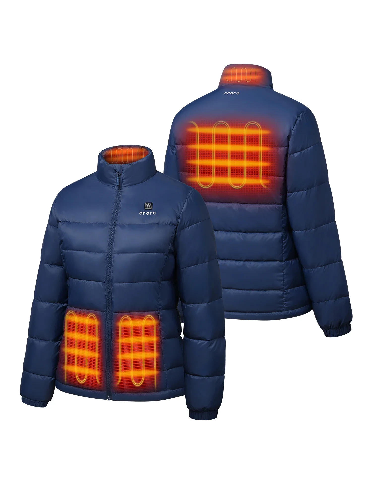 (Open-box) Women's Heated Puffer Jacket (Pocket heating) (Battery Set Not Included) - Image 11