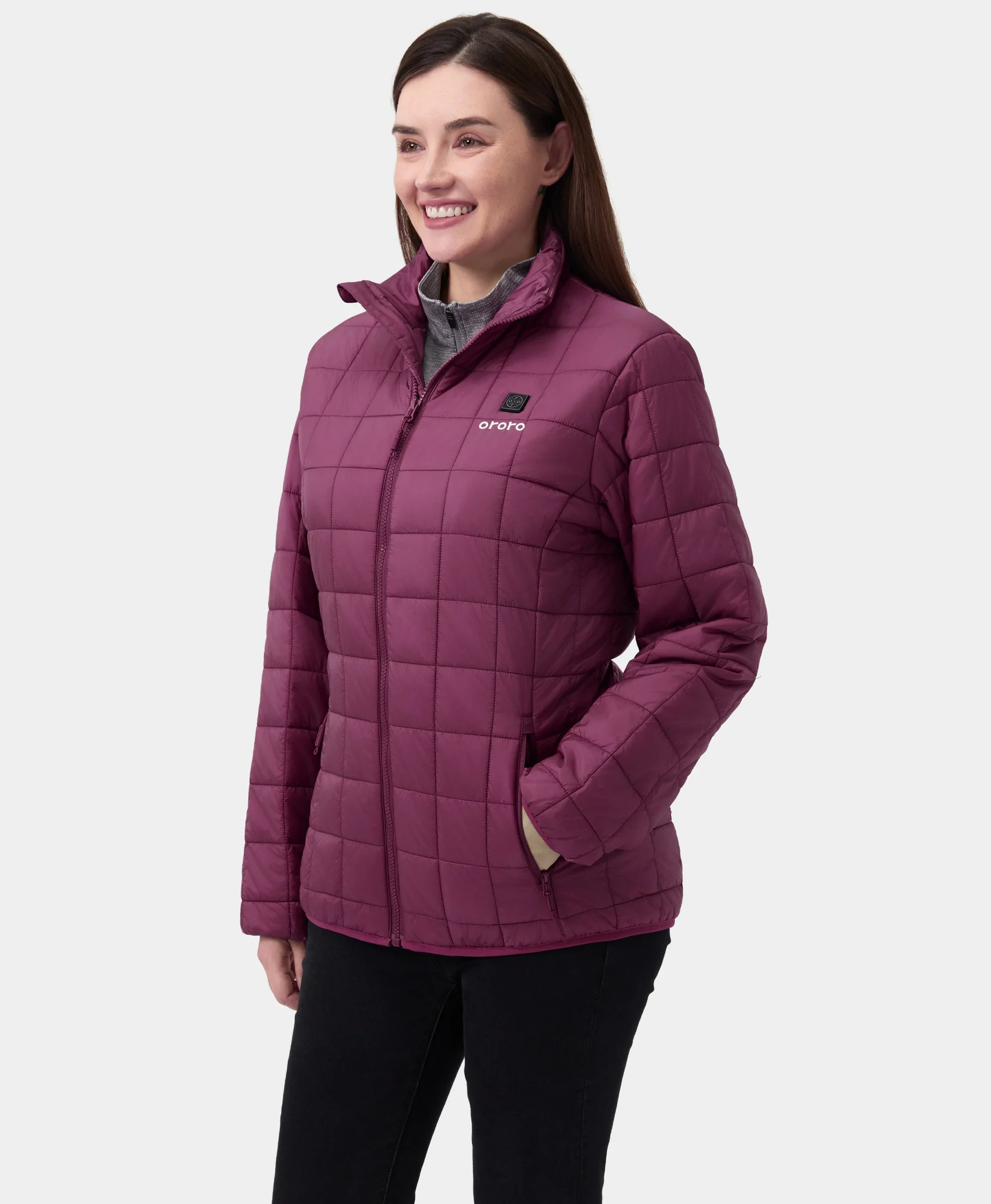 (Open-box) Prism Women's Heated Quilted Jacket (Battery Set Not Included) - Image 12