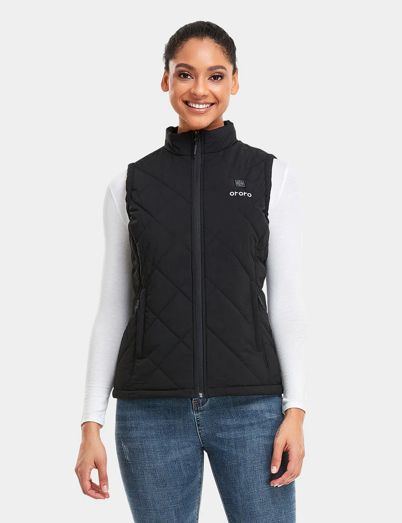 (Open-box) Women's Heated Quilted Vest (Battery Set Not Included) - Image 11