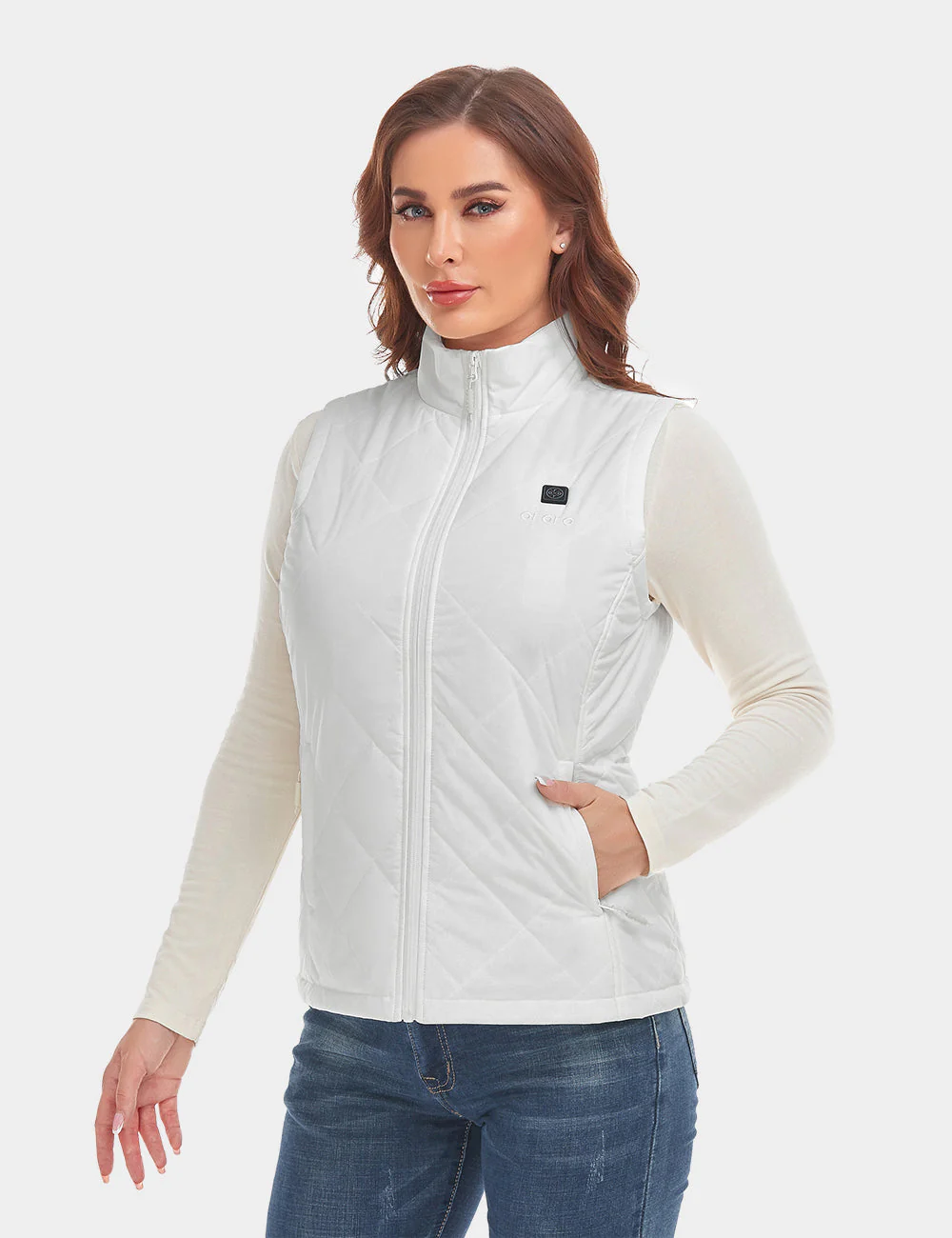 (Open-box) Women's Heated Quilted Vest (Battery Set Not Included) - Image 3