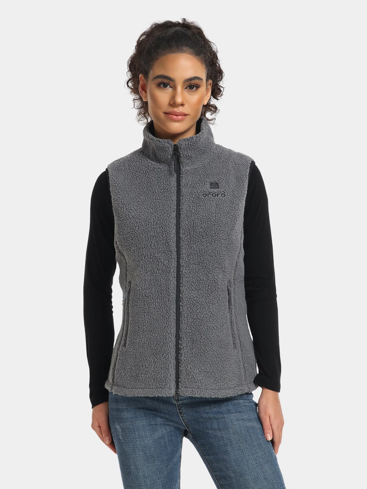 (Open-box) Women's Heated Recycled Fleece Vest (Battery Set Not Included) - Image 11