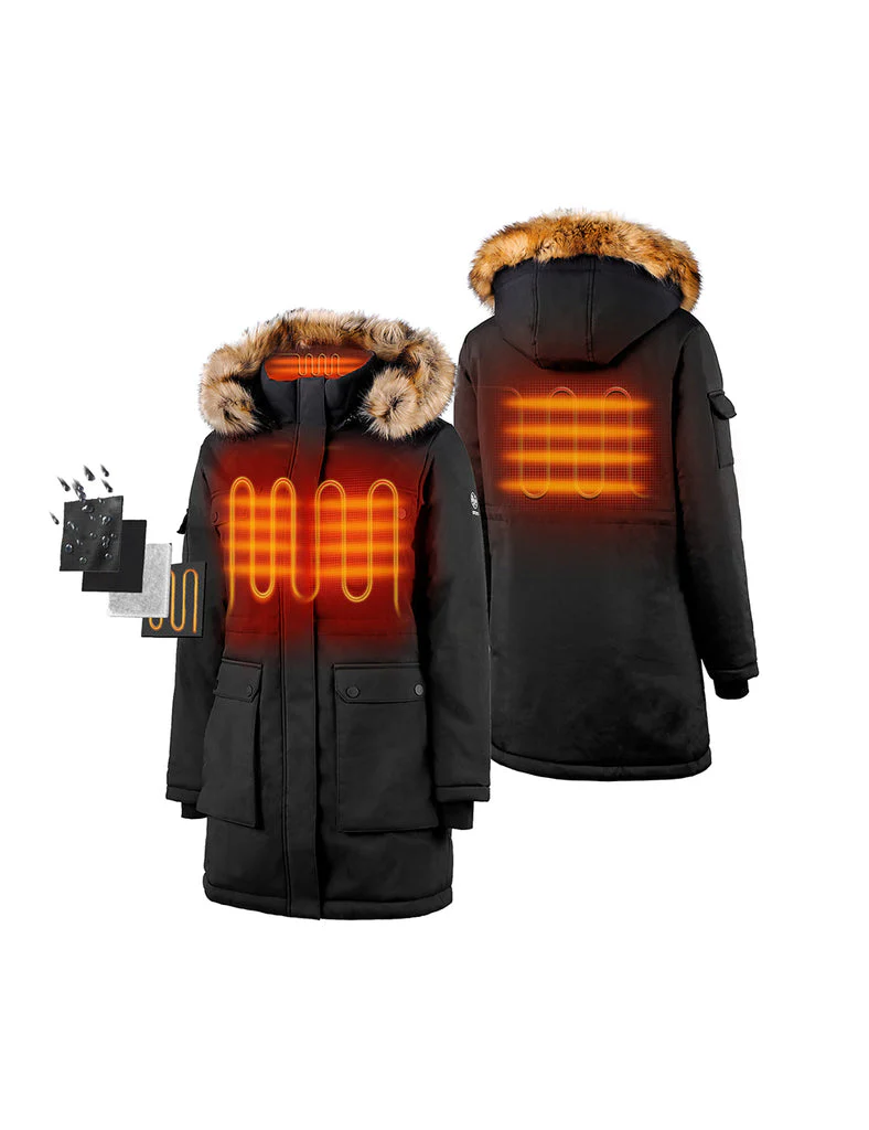 (Open-box) Women's Heated ThermoliteĀ® Parka (4 Heating Zones) (Battery Set Not Included)