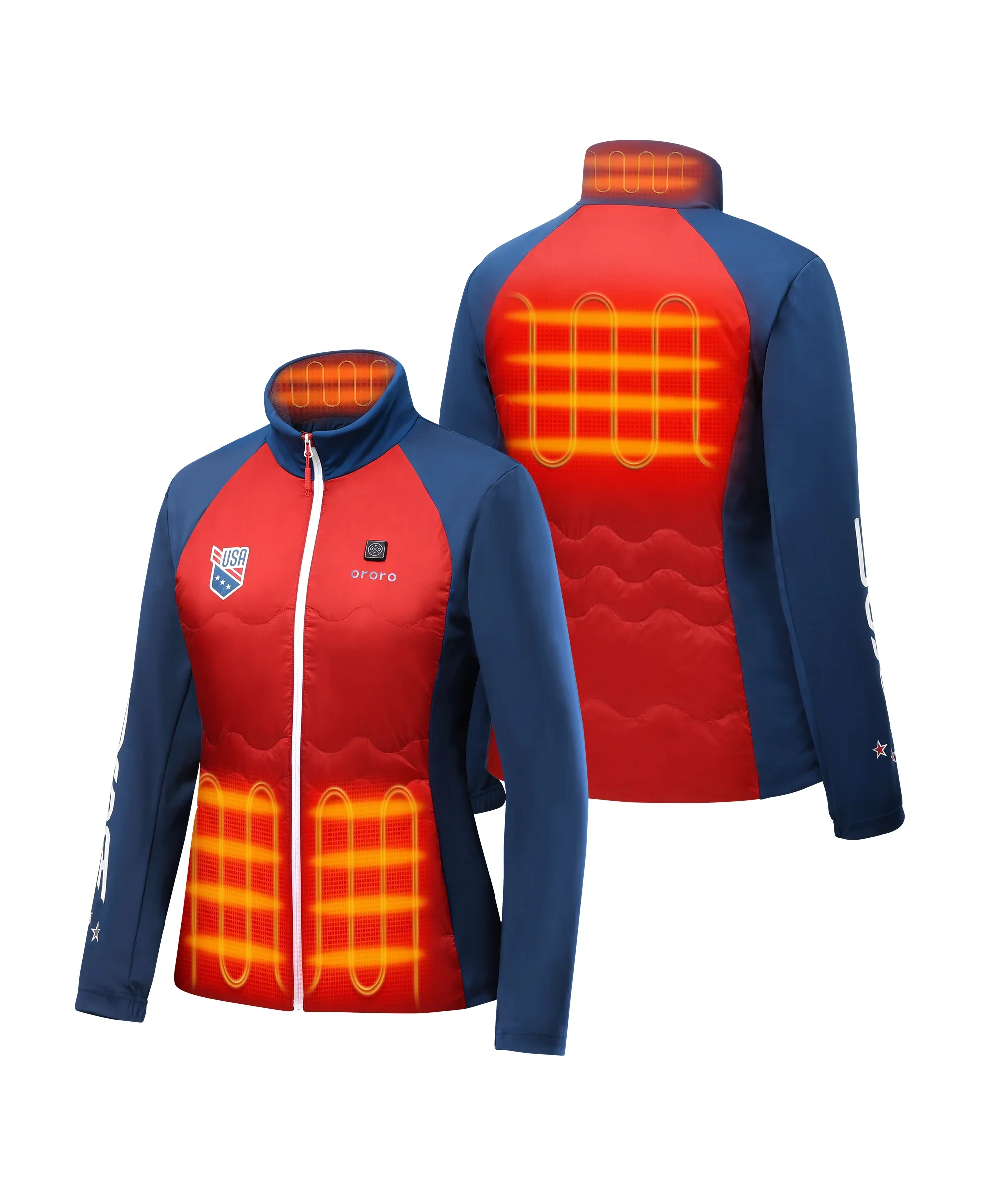 Women's Verbier 4-Zone Heated Down Jacket - USABS Edition - Image 2
