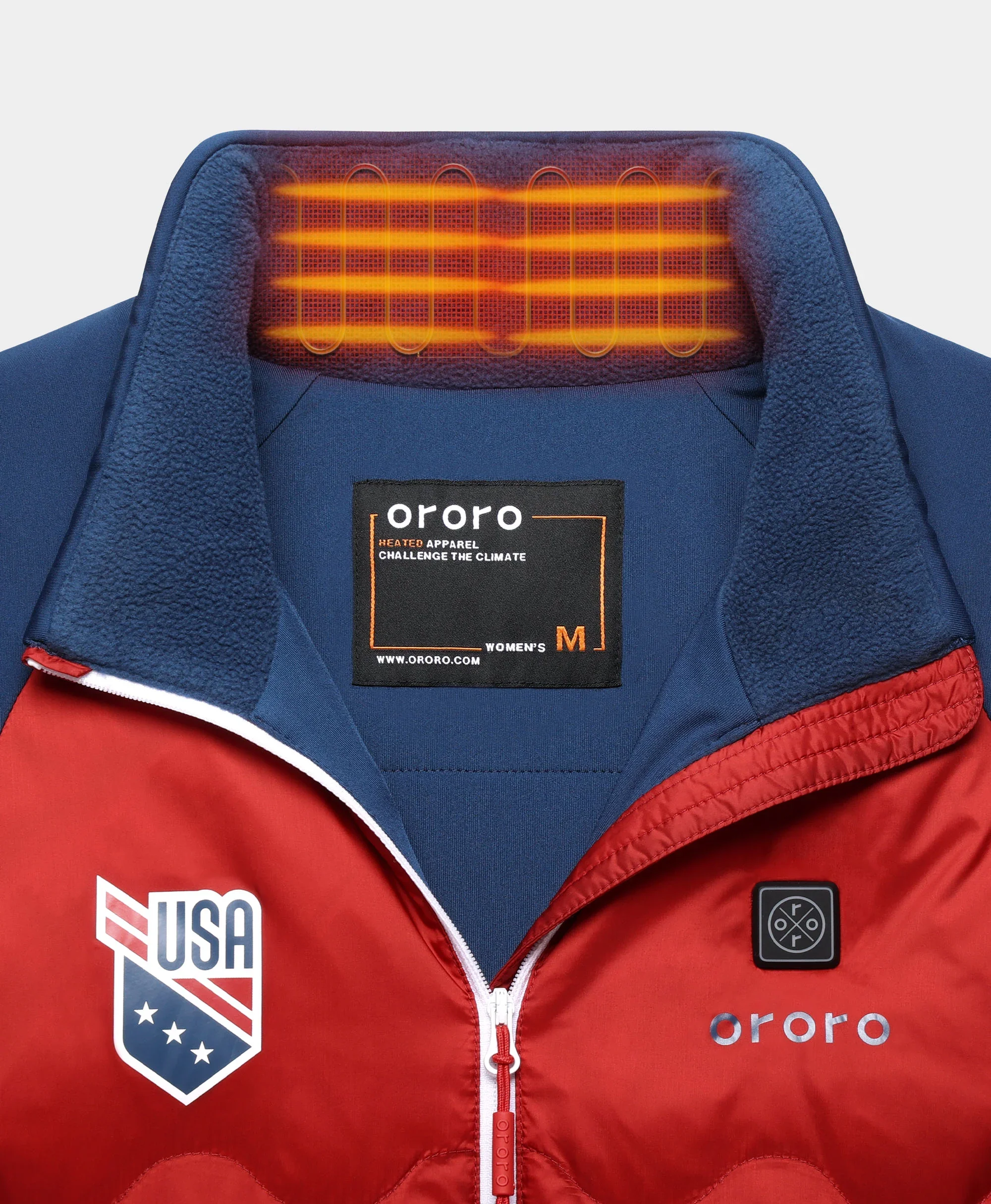 Women's Verbier 4-Zone Heated Down Jacket - USABS Edition - Image 3