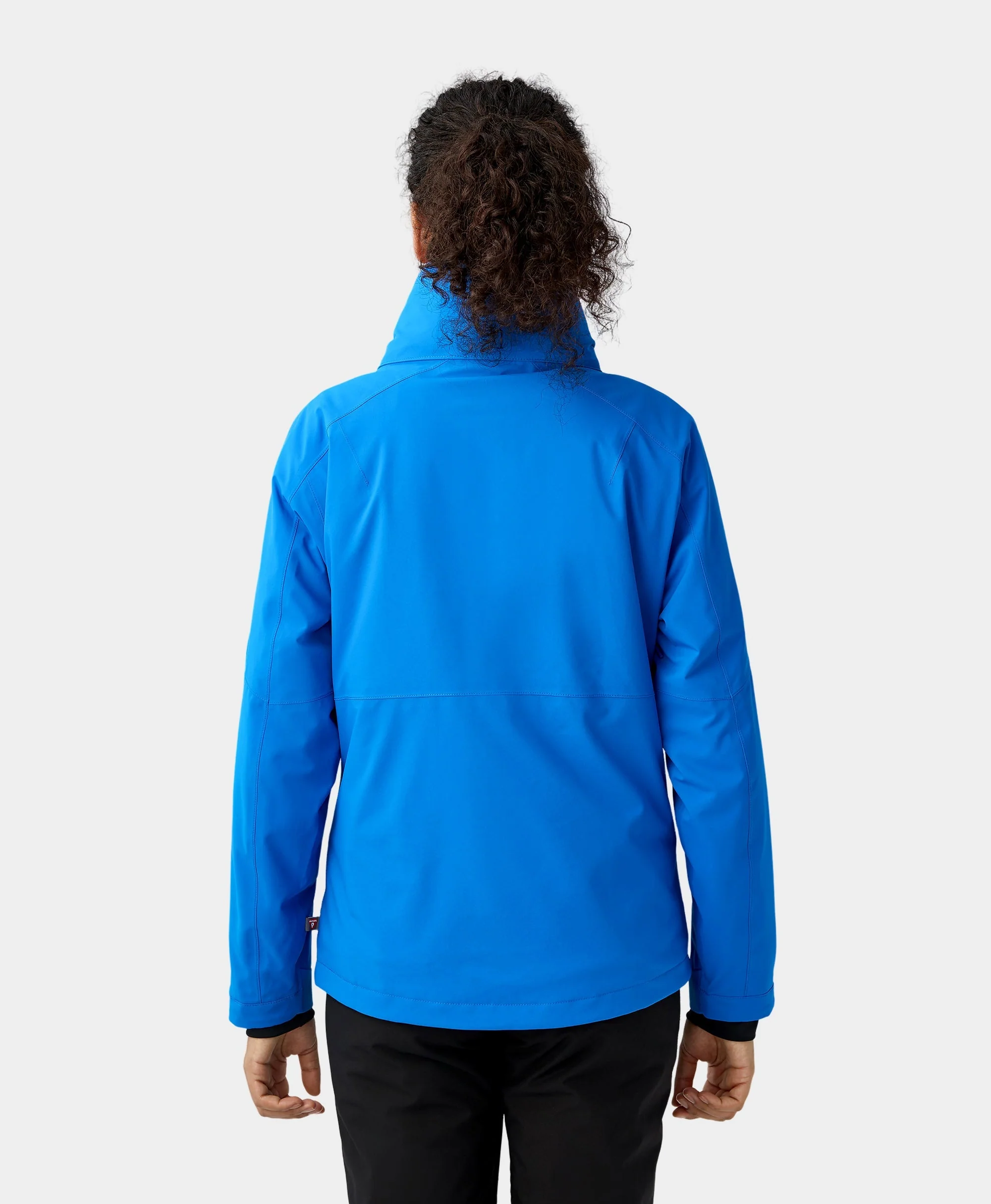 (Open-box) Women's Waterproof Heated Ski Jacket - Black/Blue (Battery Set Not Included) - Image 16
