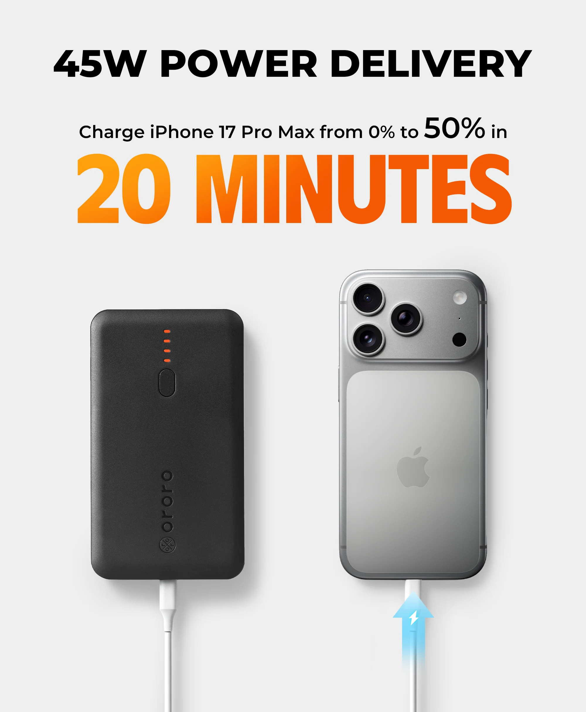 PD 10K Rechargeable Battery (USB-C, 45W Power Delivery) - Image 5