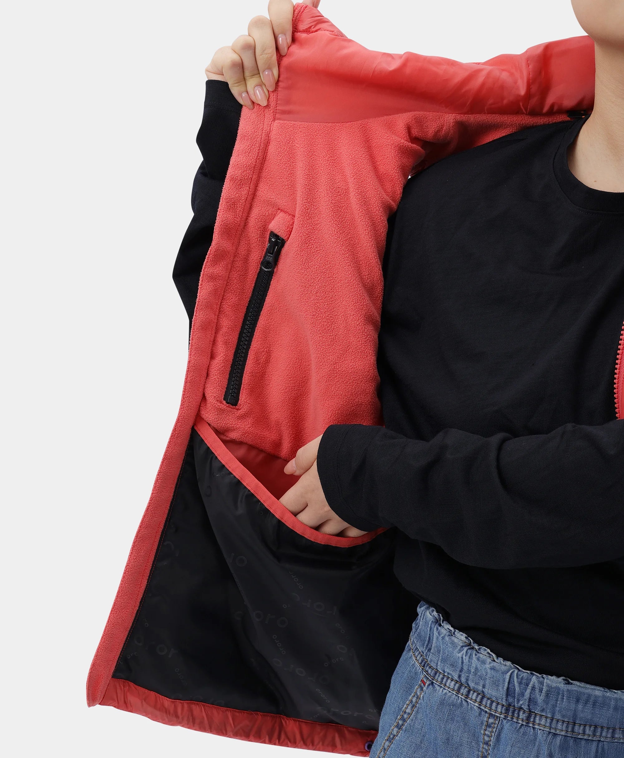 (Open-box) PuffLyte™ Women's Junior 4-Zone Hooded Heated Vest (Battery Set Not Included) - Image 6