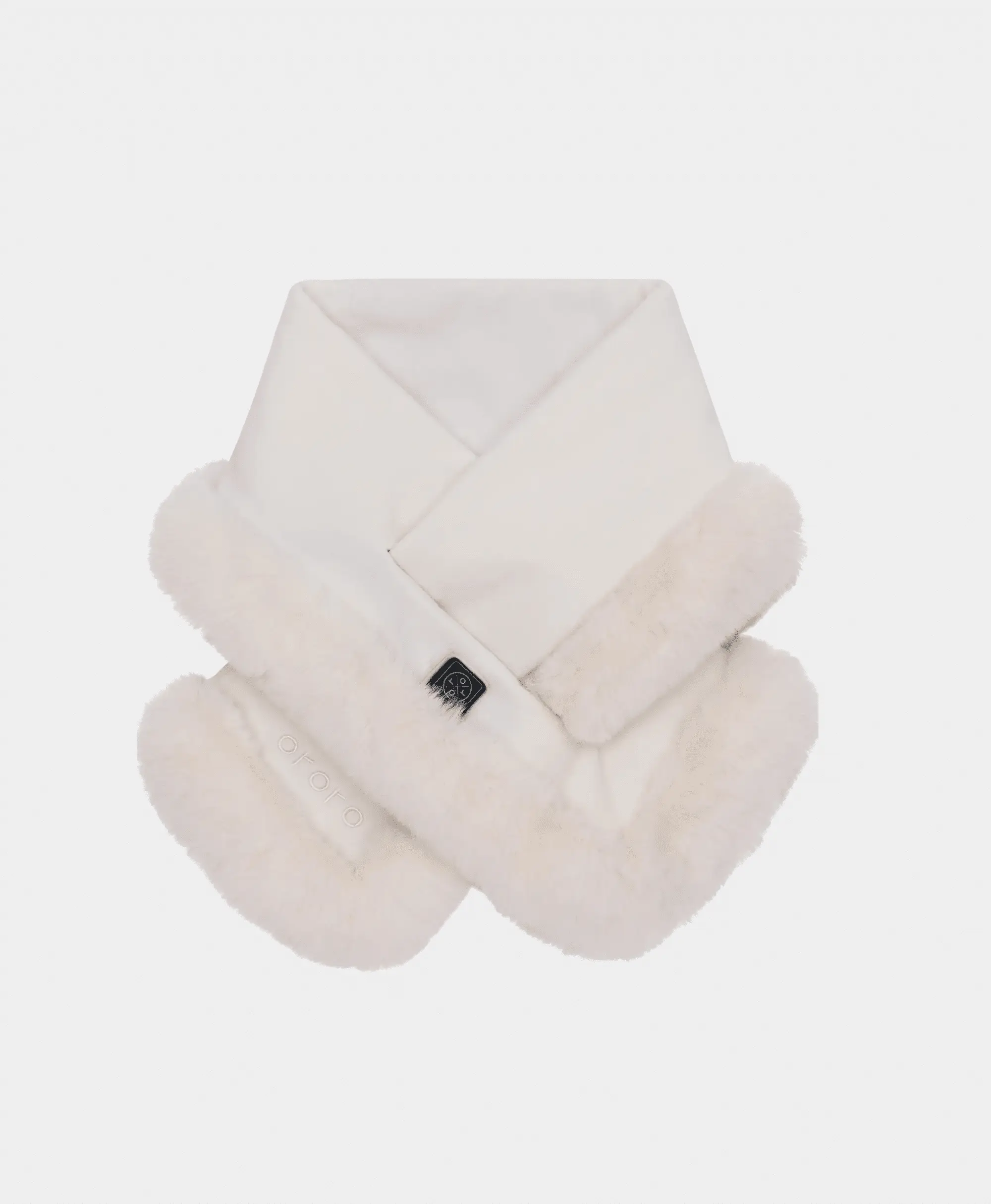 Queen Cove Unisex Heated Faux Fur Fleece Scarf - Image 14