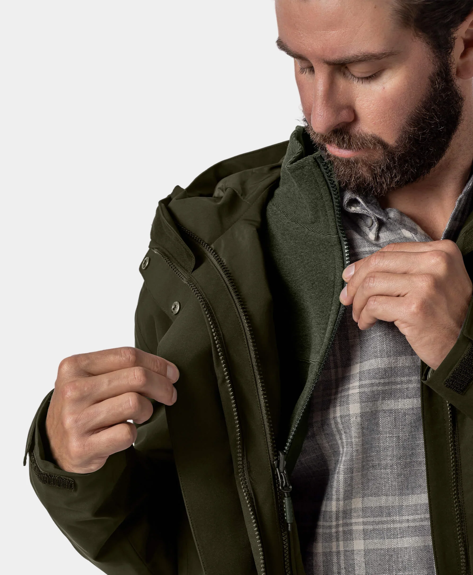 River Ridge Men’s 3-in-1 Heated Jacket with Fleece Liner - Image 3