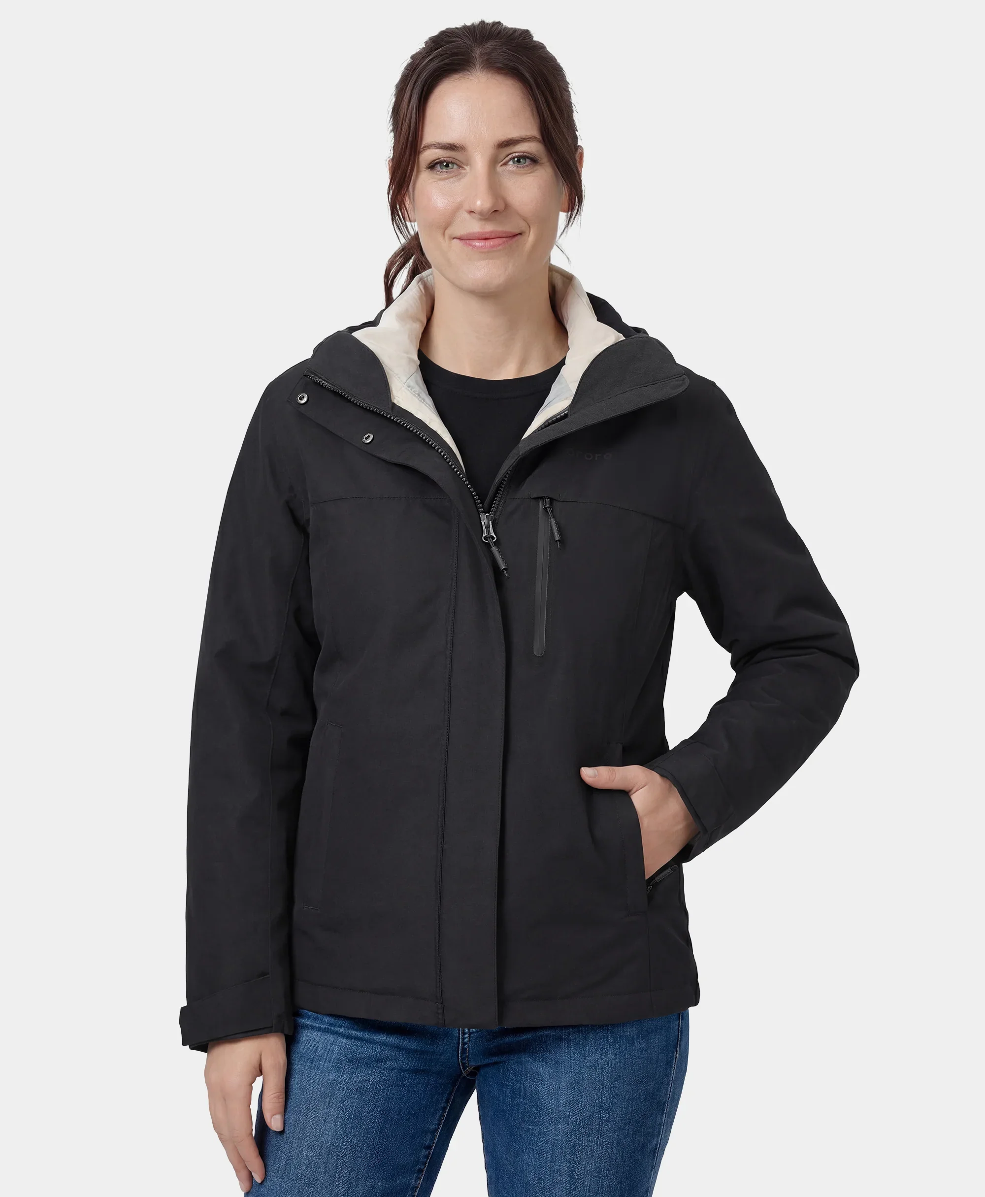 River Ridge Women's 3-in-1 Heated Jacket with Down Liner - Image 17