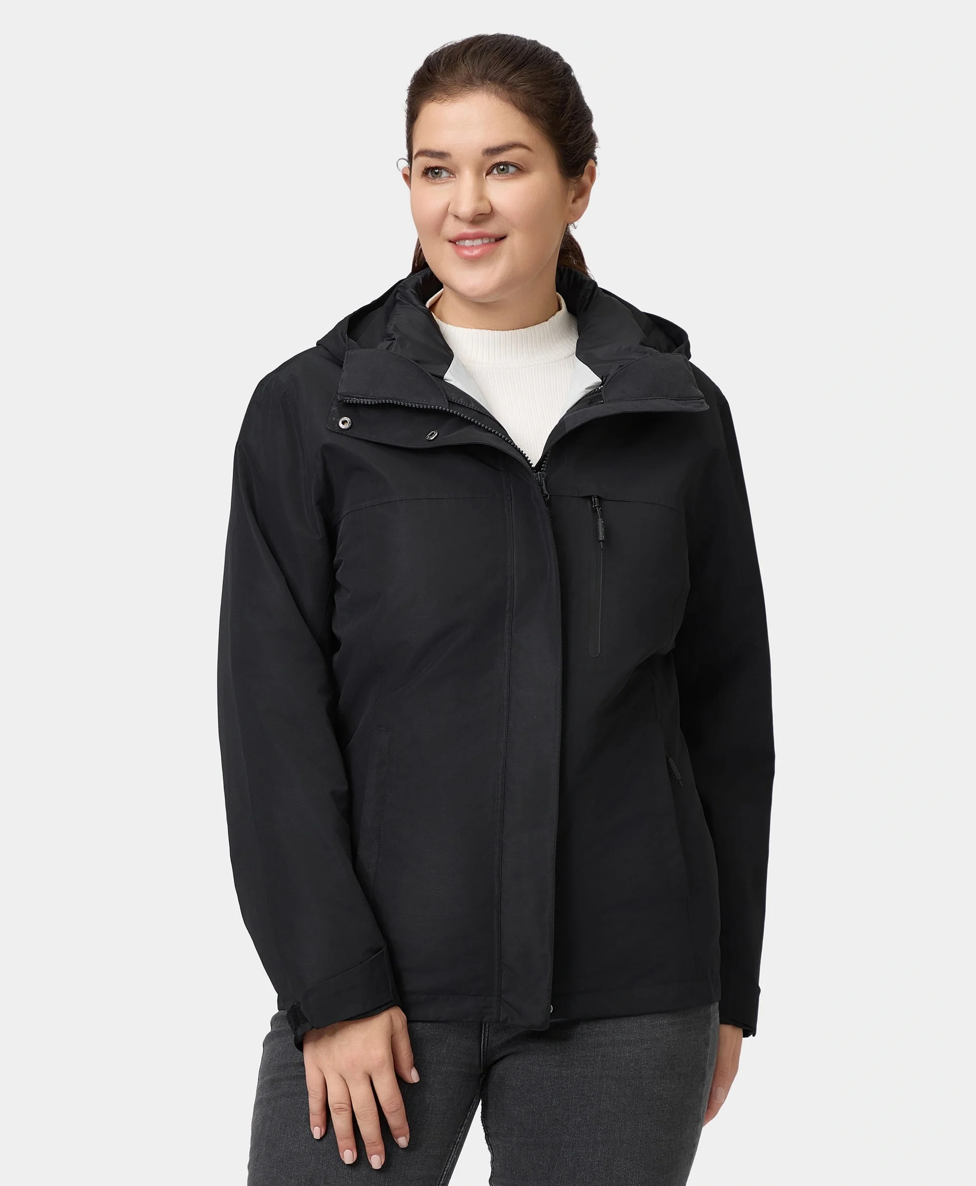 River Ridge Women's 3-in-1 Heated Jacket with Down Liner - Image 19