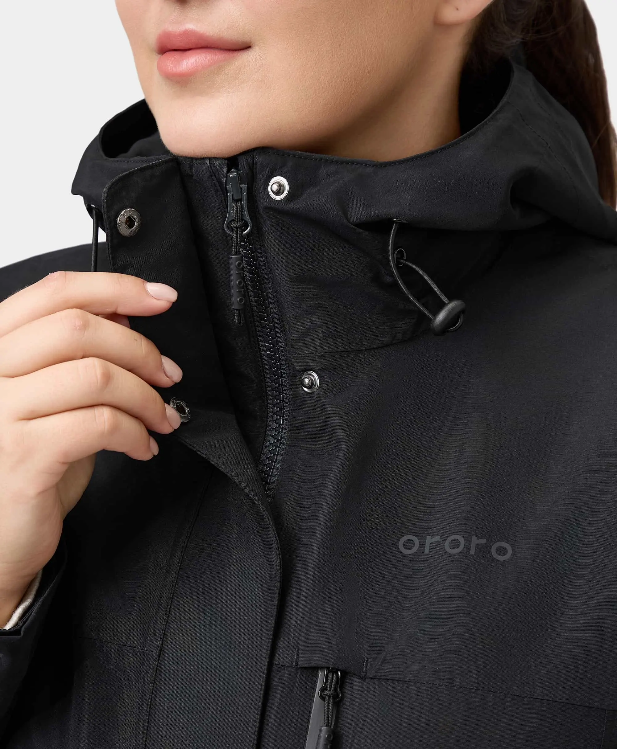 River Ridge Women's 3-in-1 Heated Jacket with Down Liner - Image 23