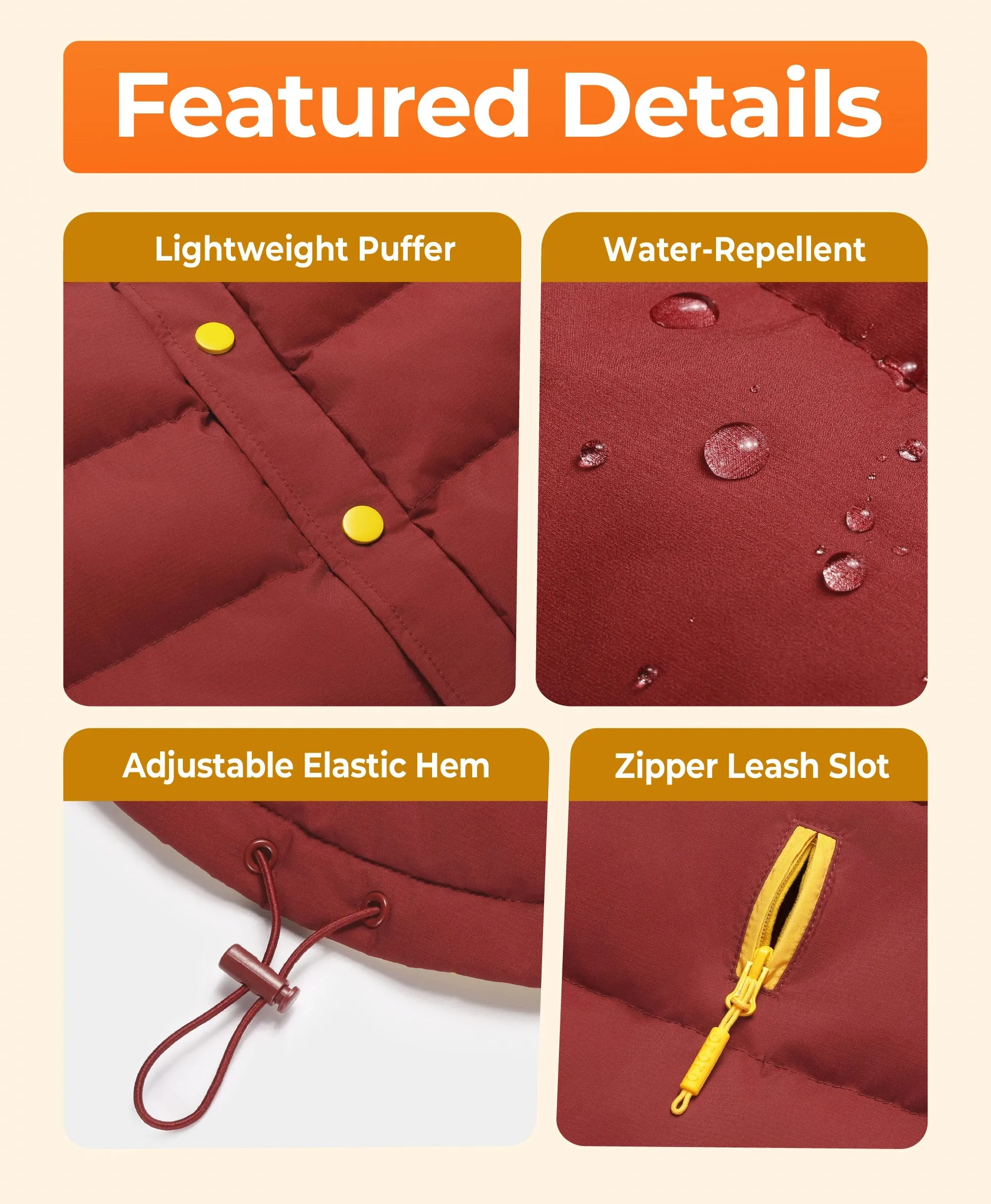 Snøwoof 3-Zone Heated Dog Puffer Vest - Image 5