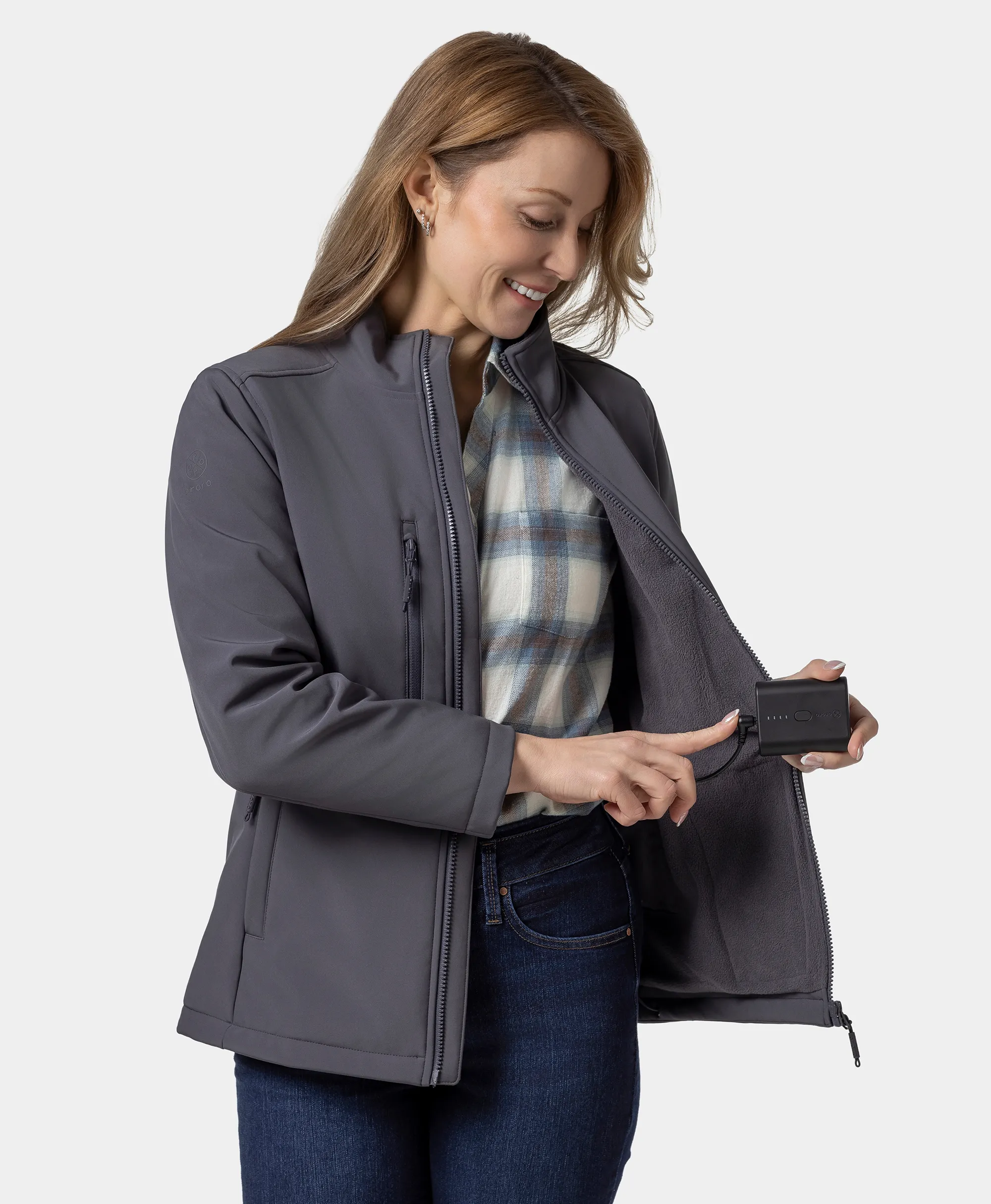 Maverick SureWarm® Women's 6-Zone Dual-Control Heated Softshell Jacket (Apparel Only) - Image 34