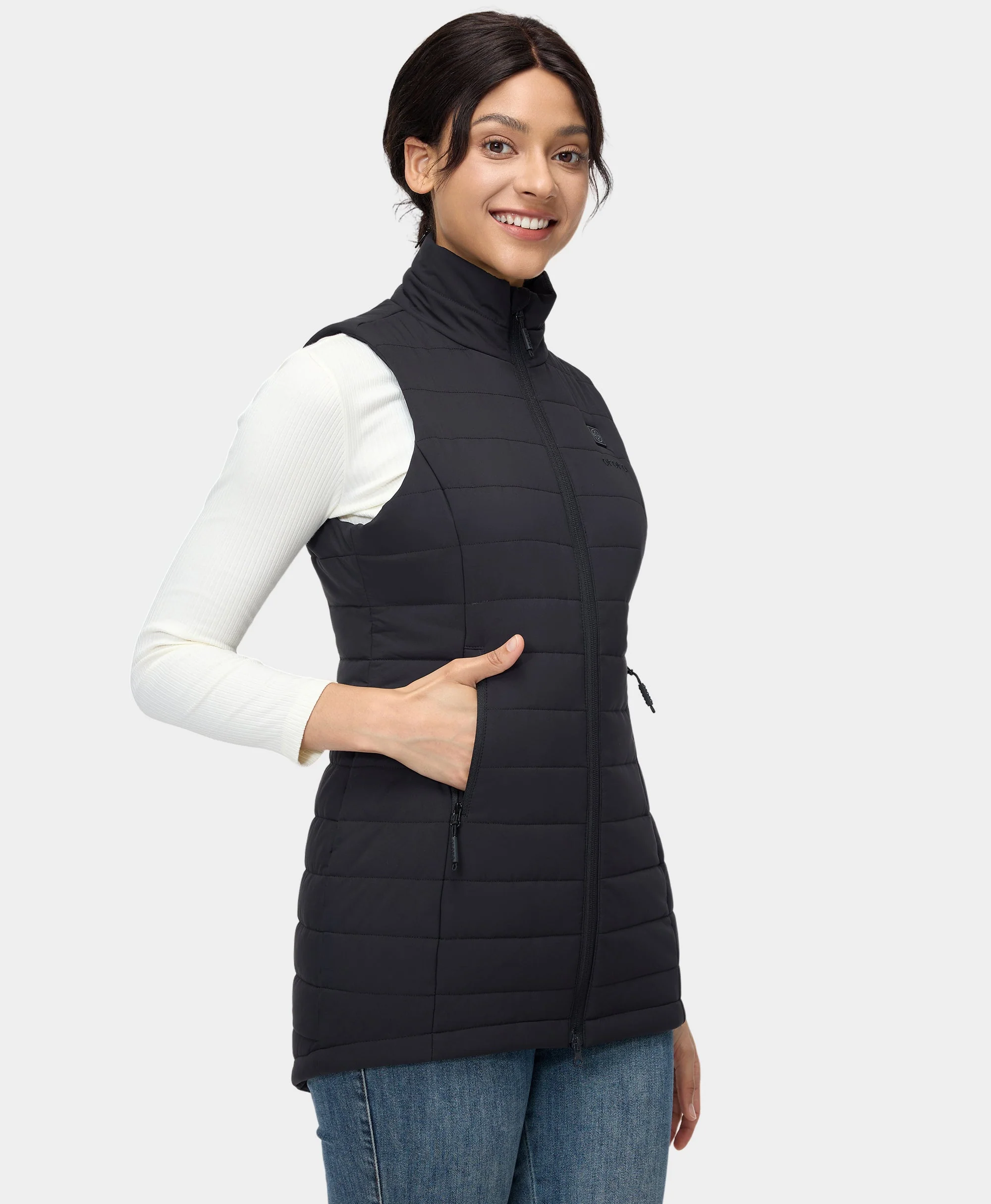 Tribeca Women's Heated Long Puffer Vest (Apparel Only) - Image 25