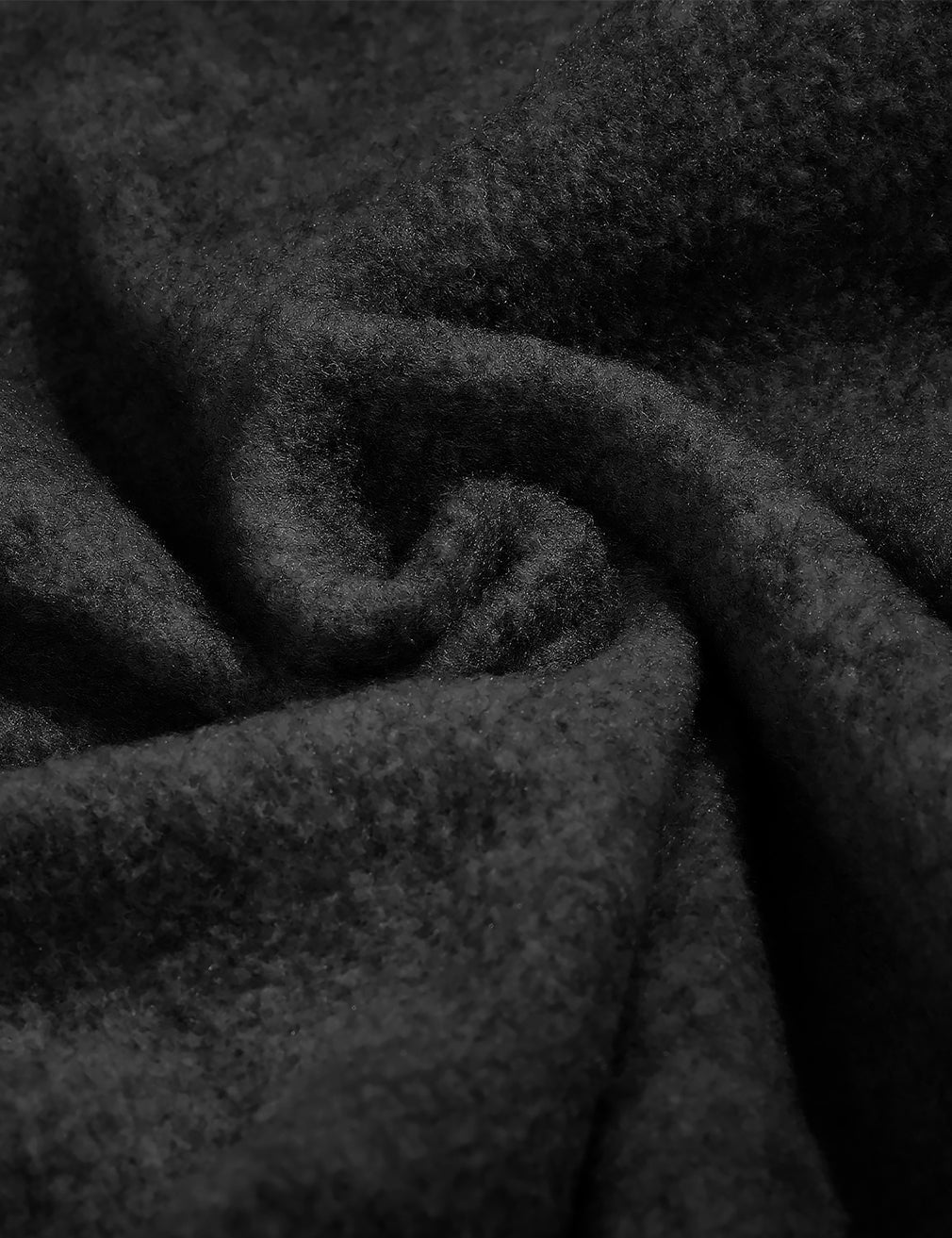Unisex Heated Fleece Hoodie - Flecking Gray/Black (Apparel Only) - Image 18