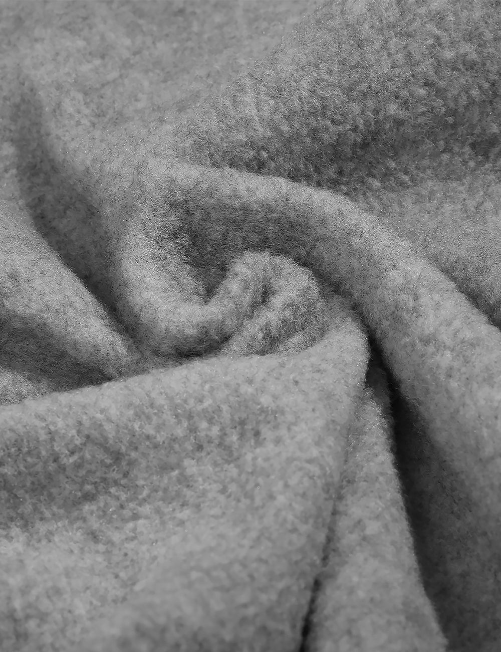 Unisex Heated Fleece Hoodie - Flecking Gray/Black (Apparel Only) - Image 9