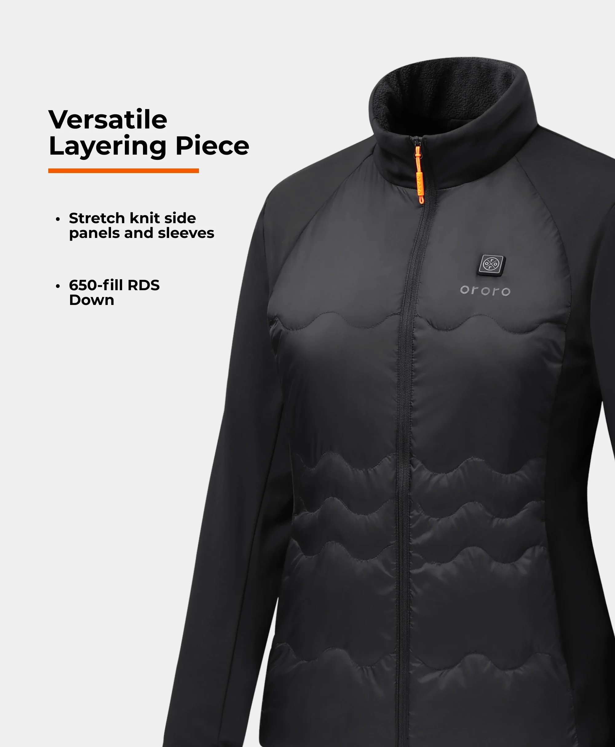 Verbier Women's 4-Zone Heated Down Jacket (Apparel Only) - Image 5