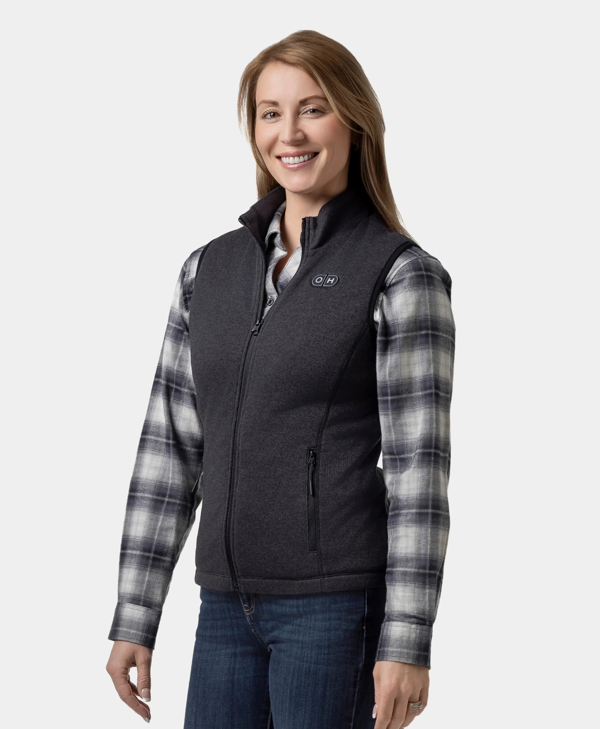 ororo x OpenHeat OH-1 Women’s Heated Recycled Fleece Vest (w/ Type-C Power Port) - Image 9
