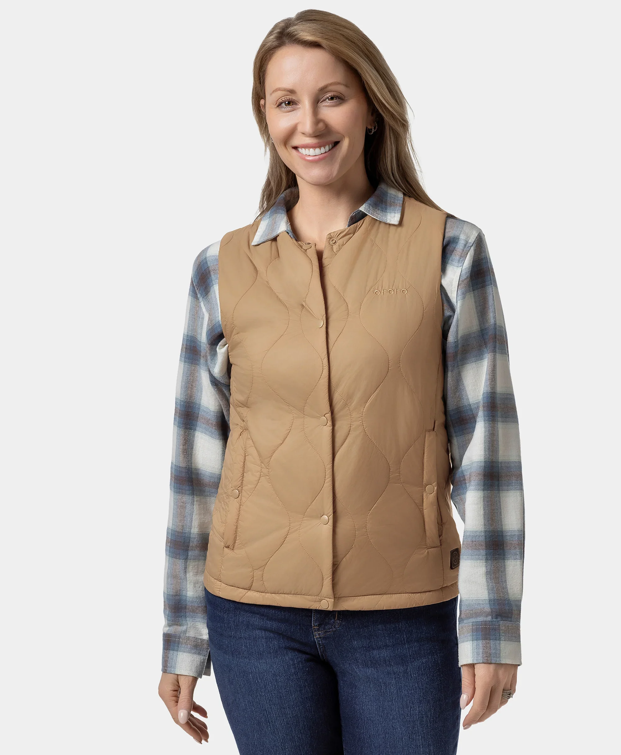 Celeste Women's 4-Zone Lightweight Heated Quilted Liner Vest