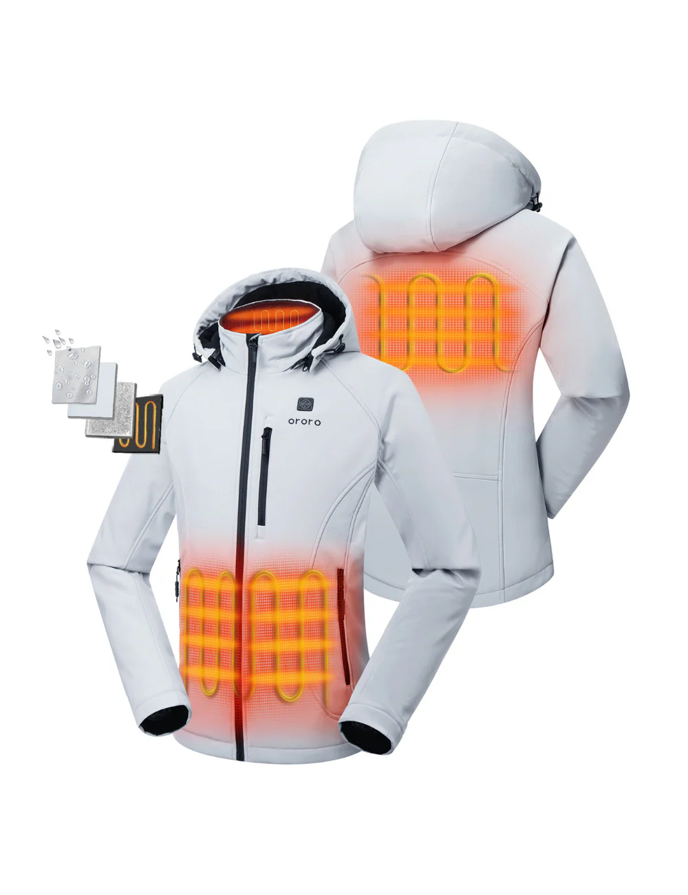 Women's Classic Heated Jacket 2.0 (4 Heating Zones) (Apparel Only) - Image 2