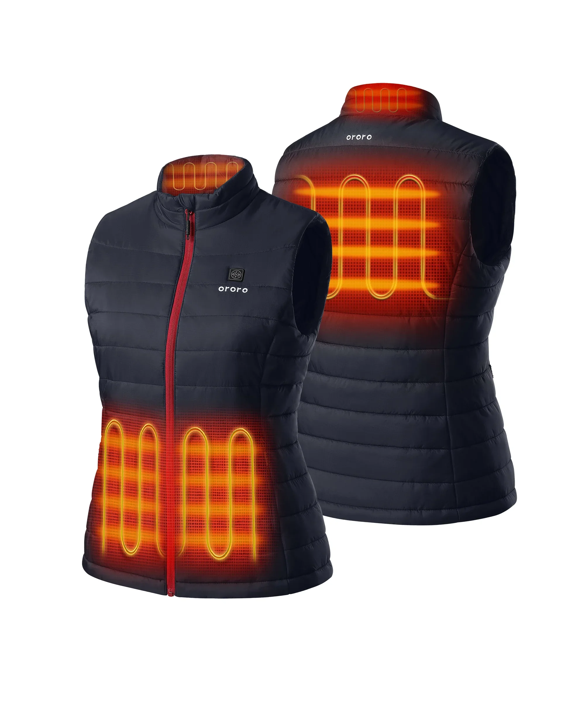 (Open-box) Women's Classic Heated Vest - Black Iris (Battery Set Not Included)