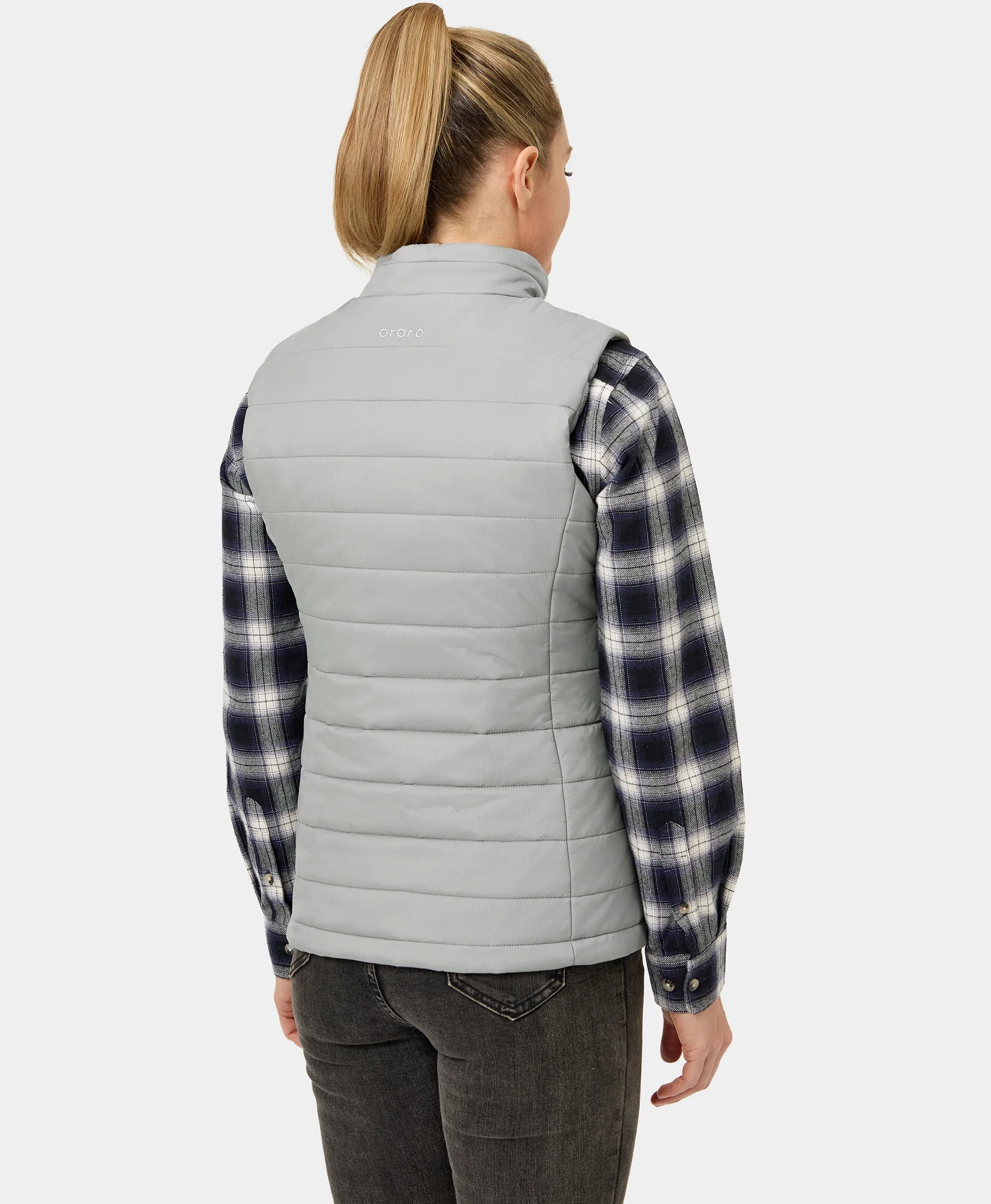 Women's Classic Heated Vest - Gray - Image 9