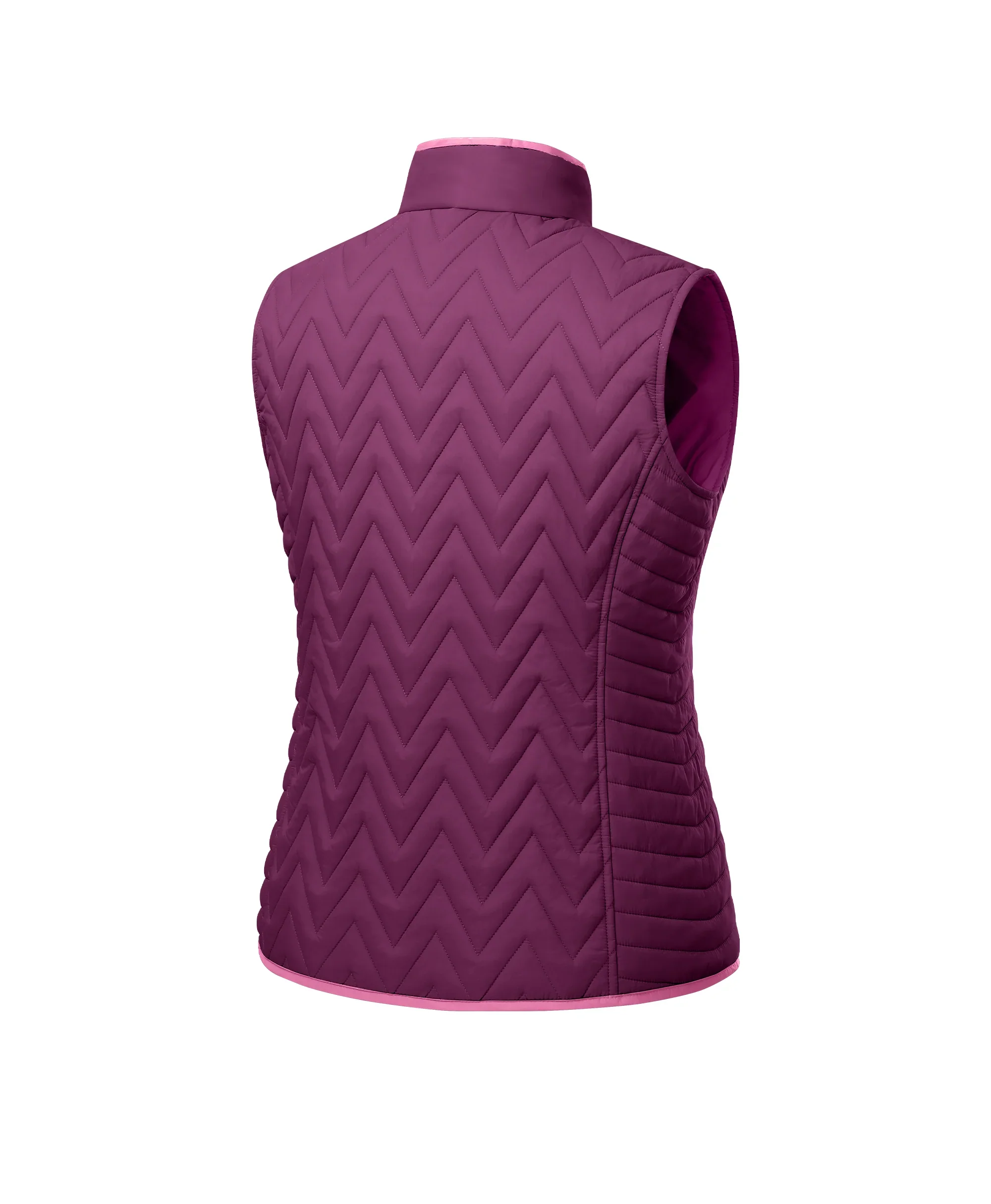 Women's Heated Chevron Quilted Vest (Purple) - Westminster Kennel Club® Edition - Image 3