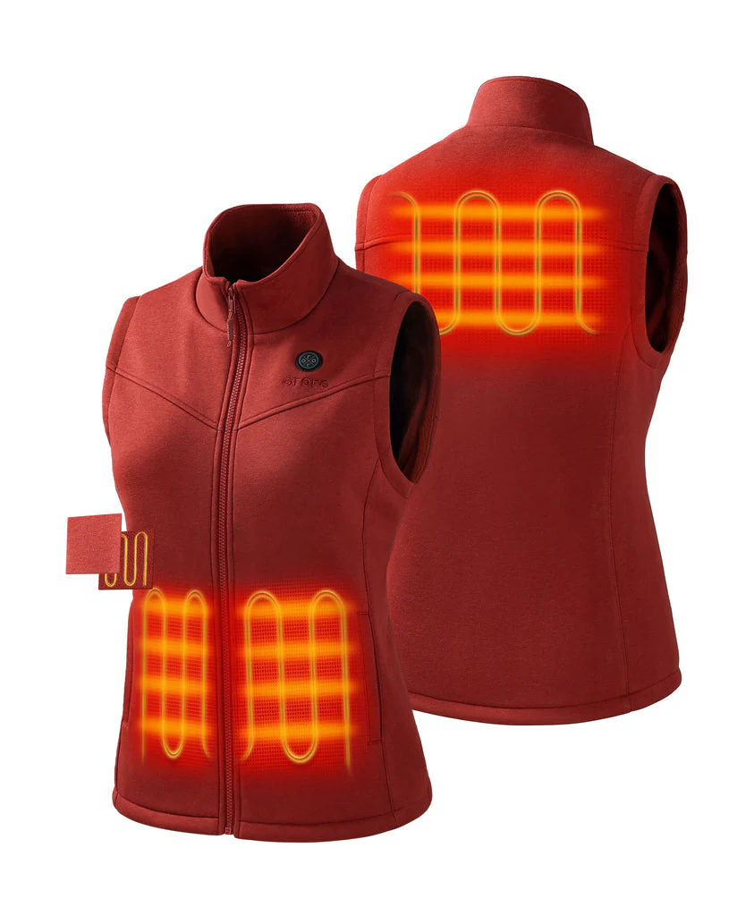 Women's Heated Fleece Vest - New Colors (Final Sale) - Image 2