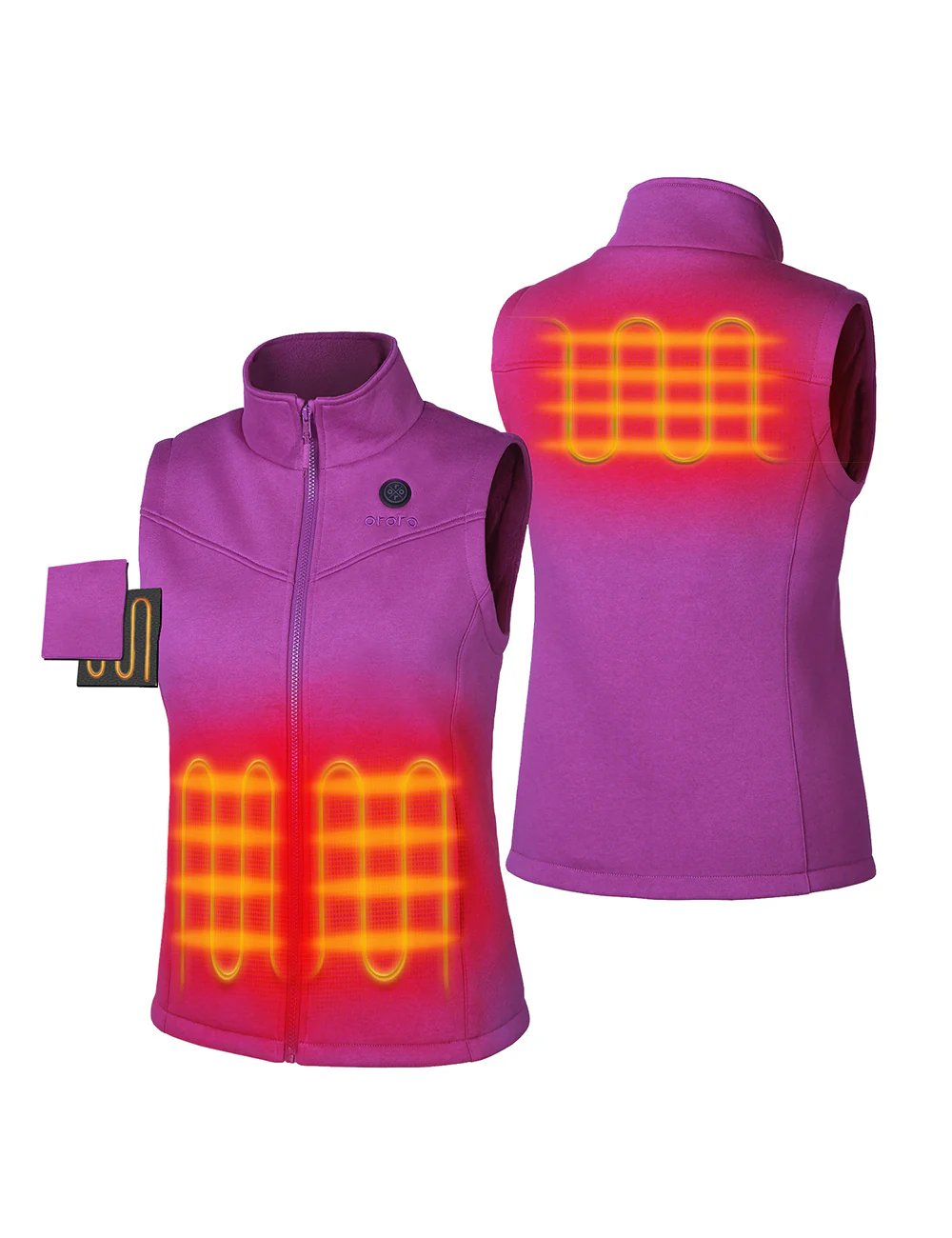 Women's Heated Fleece Vest - New Colors (Final Sale) - Image 28