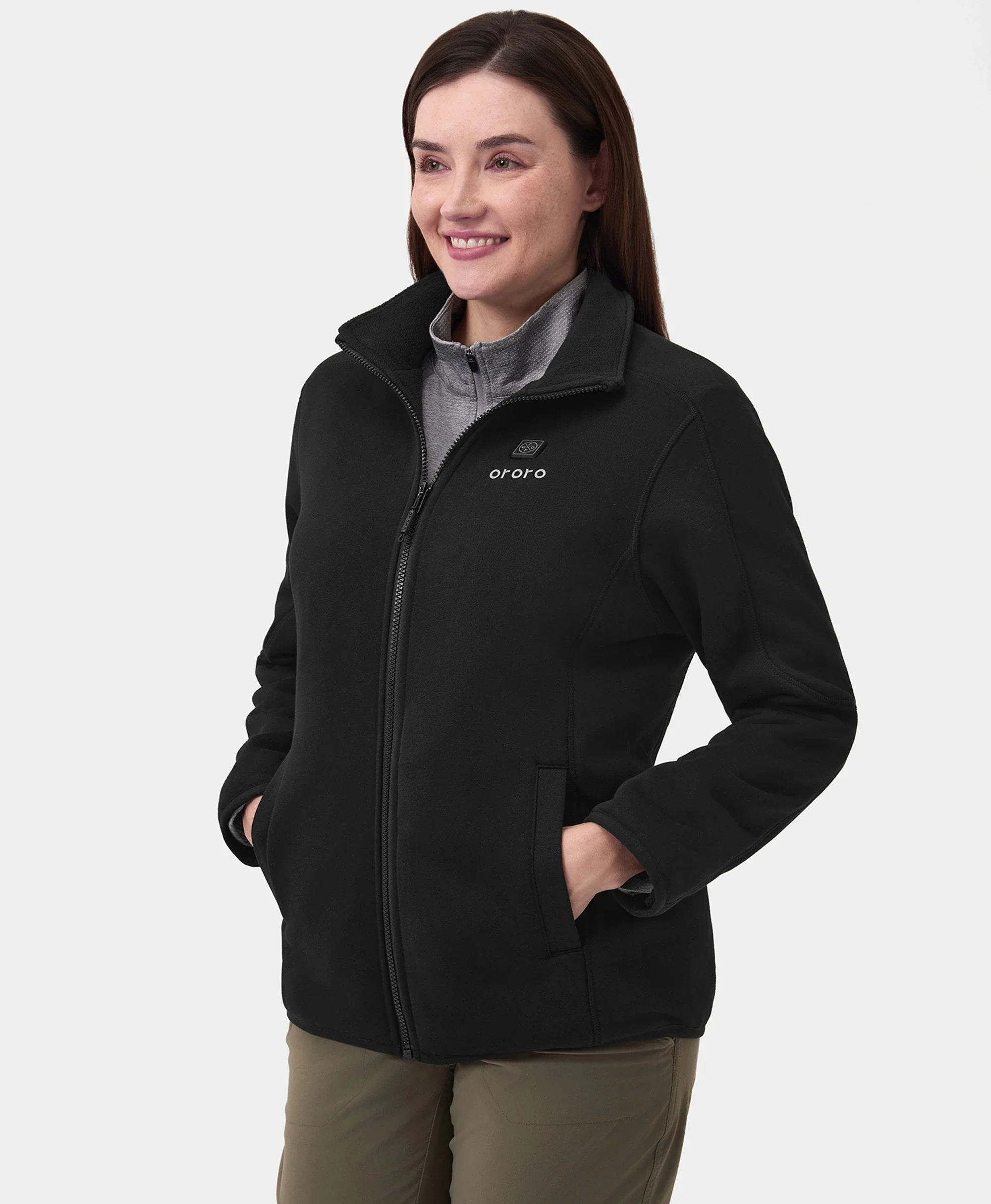 Women's Heated Full-Zip Fleece Jacket (2025) (Apparel Only) - Image 3