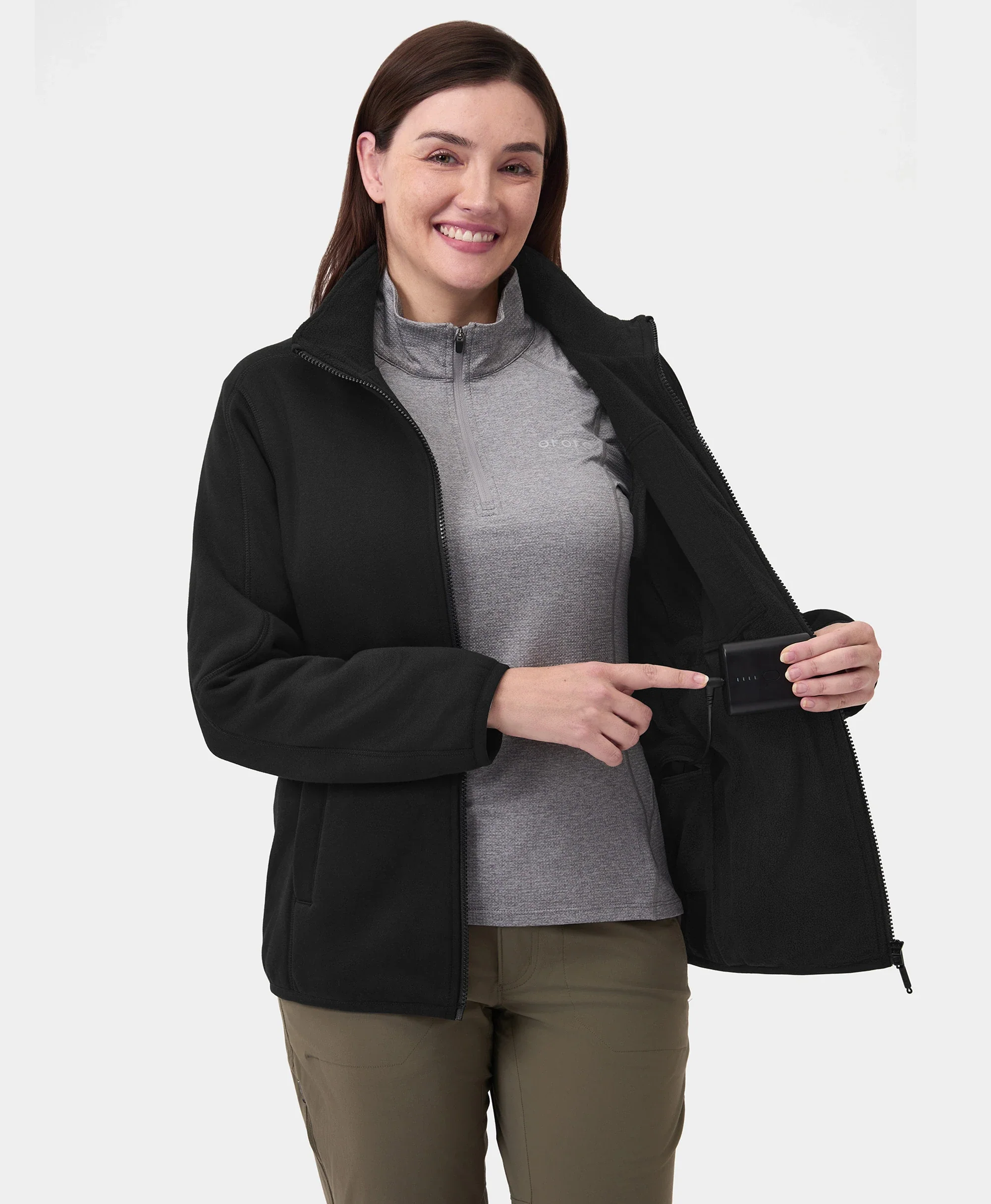 Women's Heated Full-Zip Fleece Jacket (2025) (Apparel Only) - Image 4