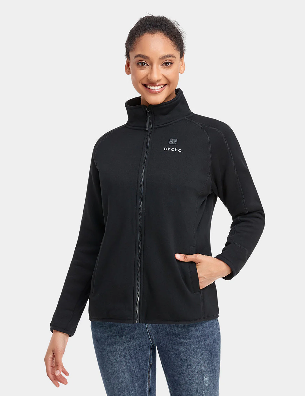 Women's Heated Full-Zip Fleece Jacket (Final Sale) - Image 12