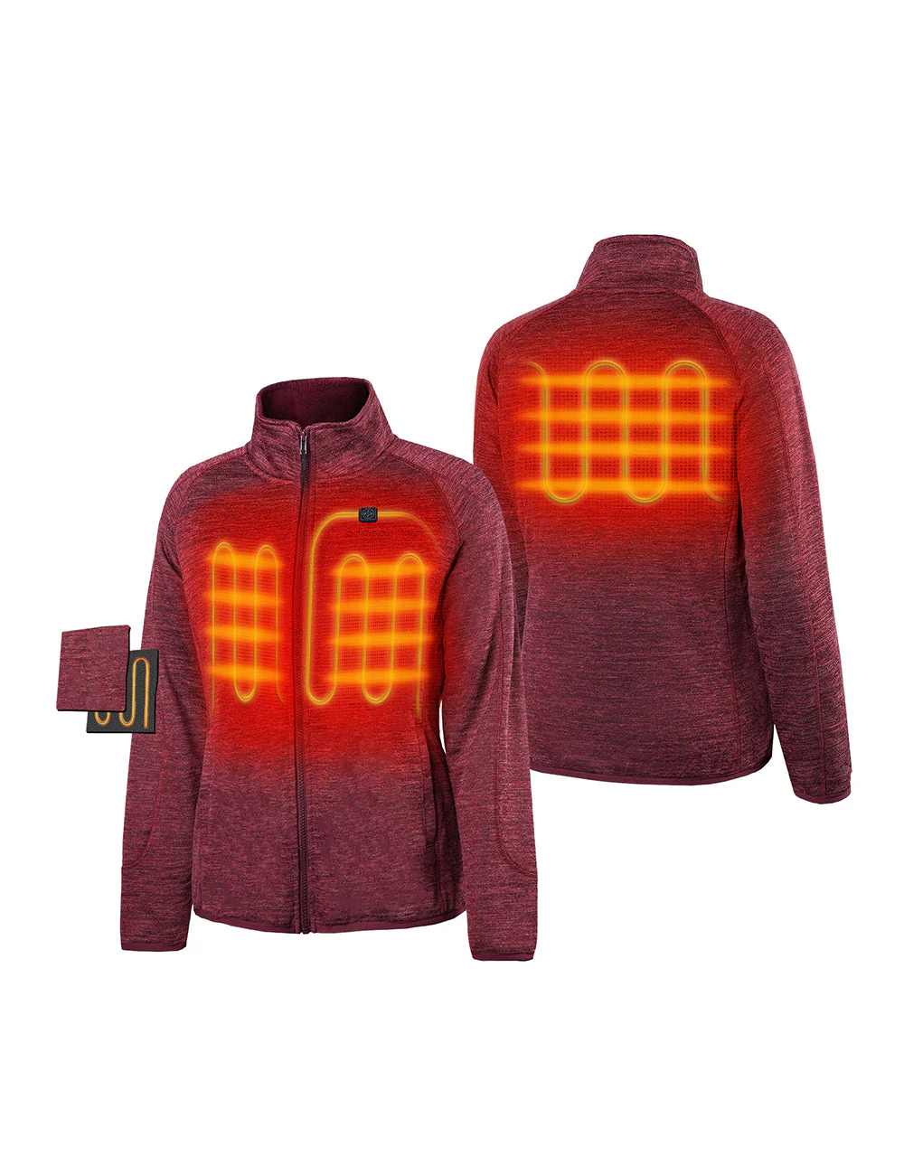 Women's Heated Full-Zip Fleece Jacket (Final Sale) - Image 35