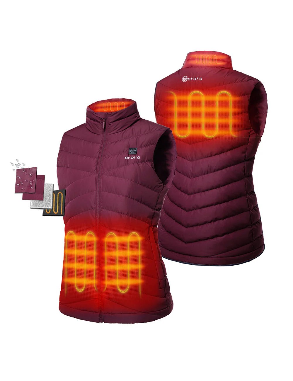 Women's Heated Lightweight Down Vest (Apparel Only) - Image 15